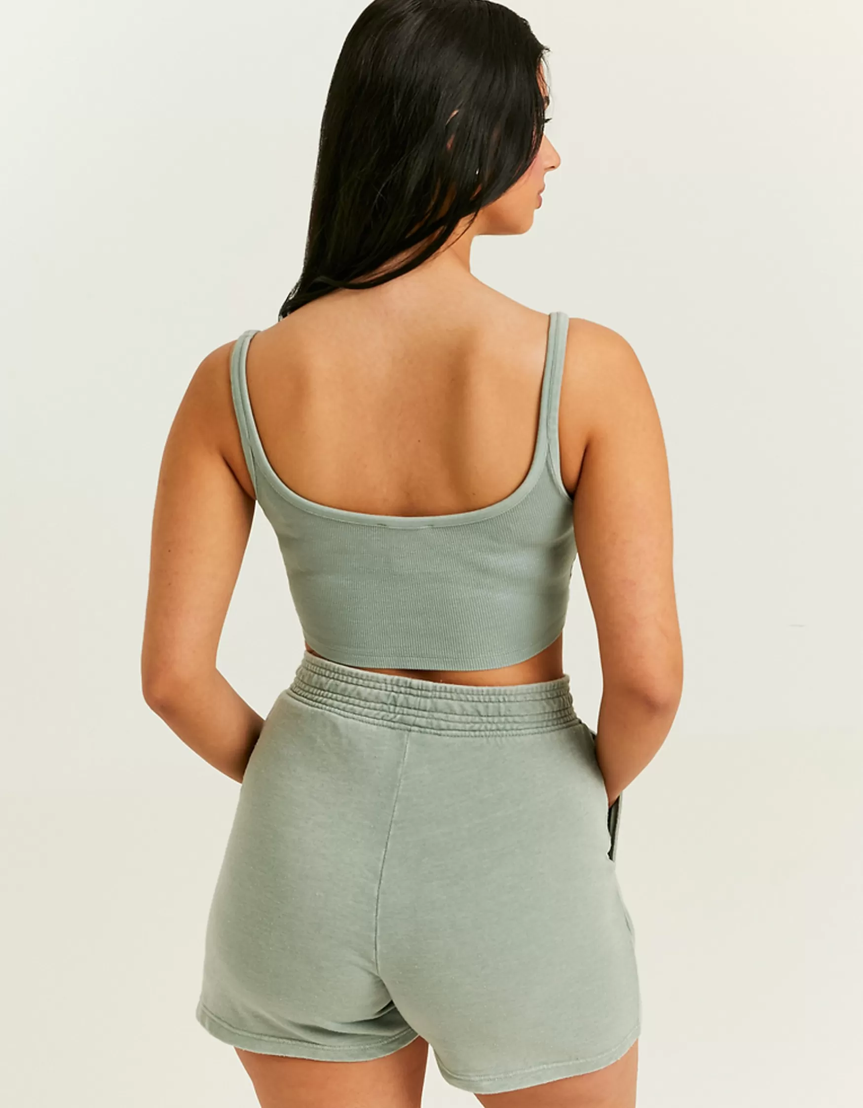 Shop Short Sporty Khaki Imprimé Shorts | Sweats & Hoodies