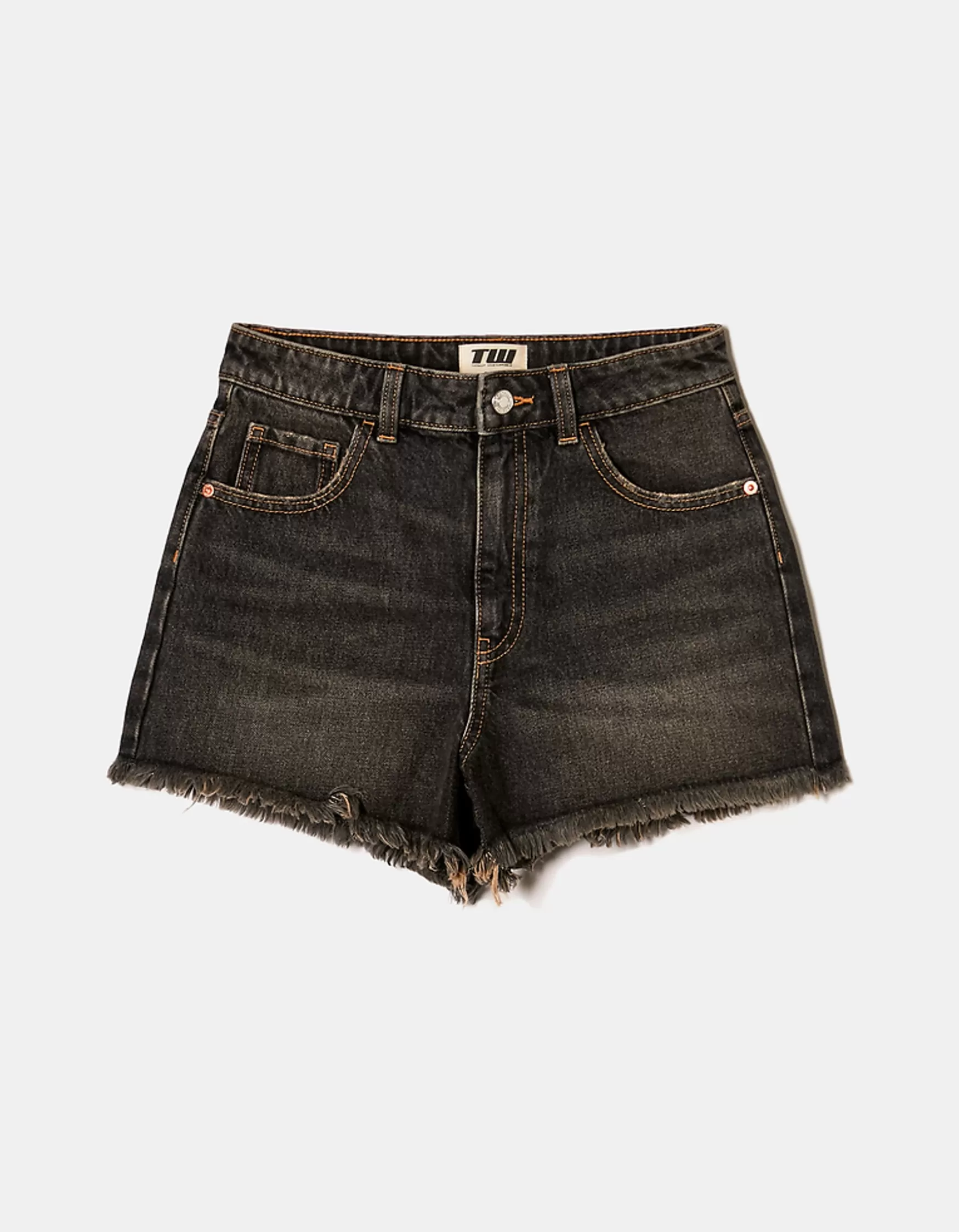 Cheap Short taille haute mom Shorts