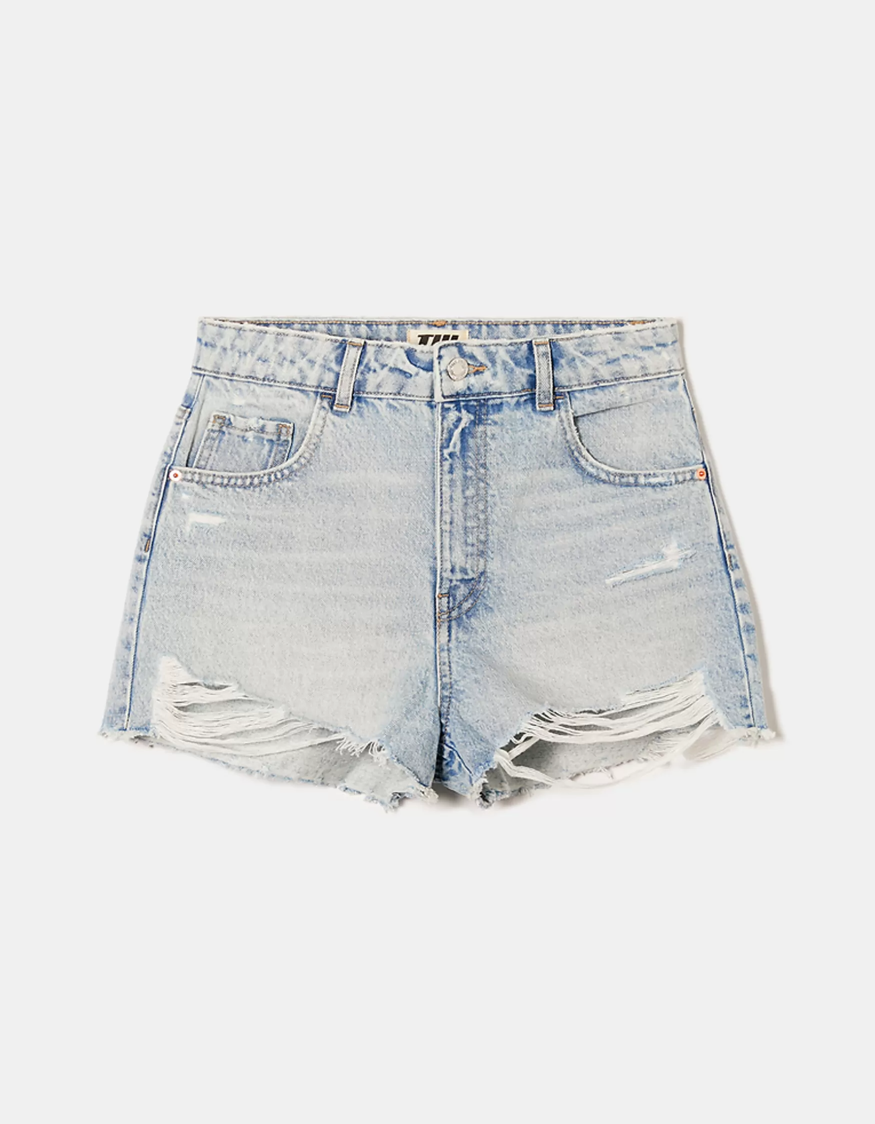 Shop Short taille haute mom Shorts