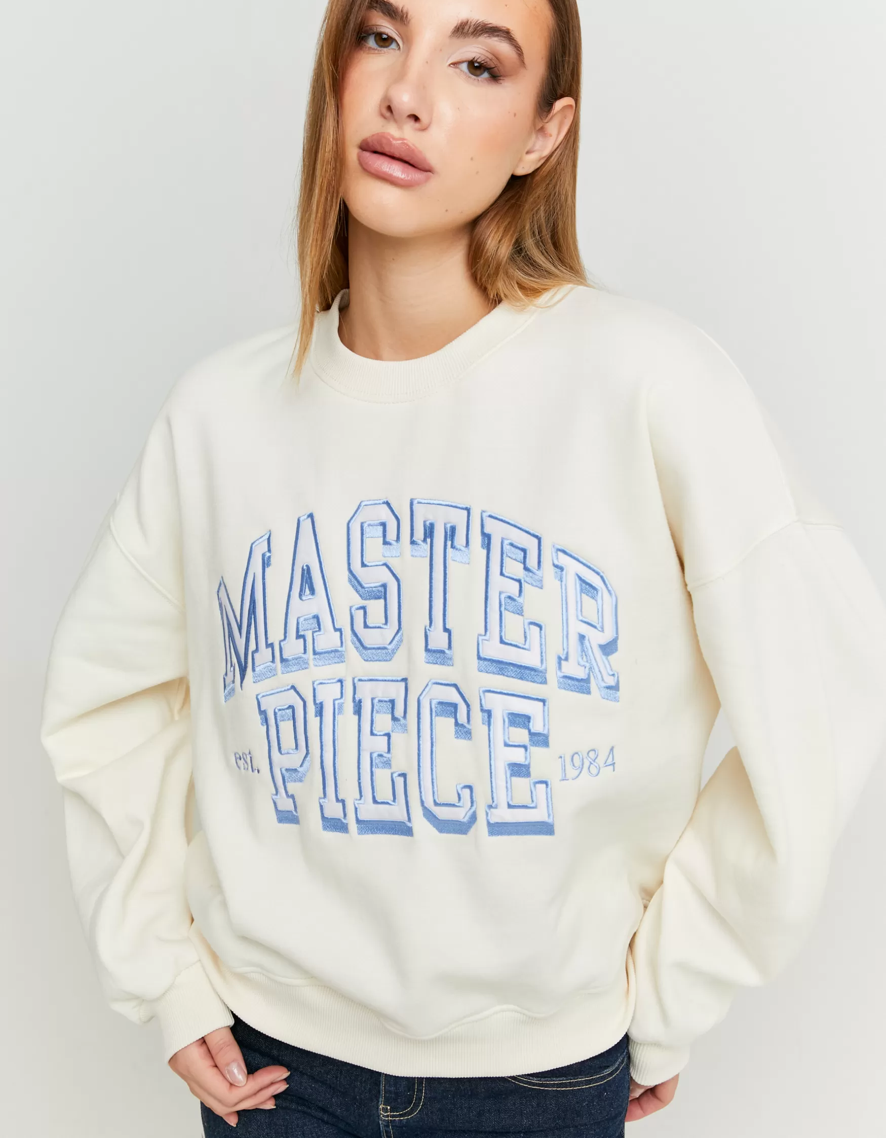 Cheap Sweat à Capuche avec Patchs Brodés Sweats & Hoodies