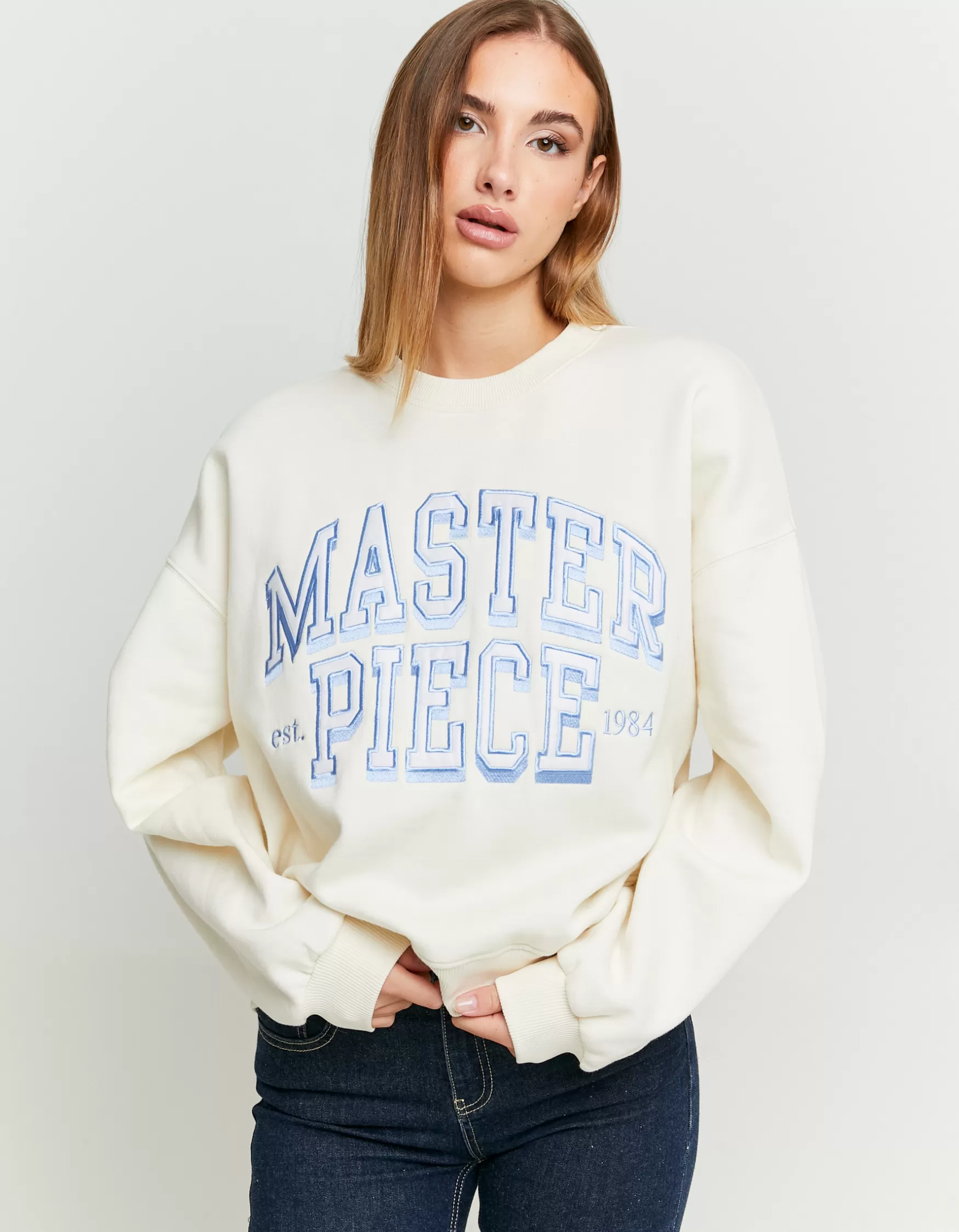 Cheap Sweat à Capuche avec Patchs Brodés Sweats & Hoodies