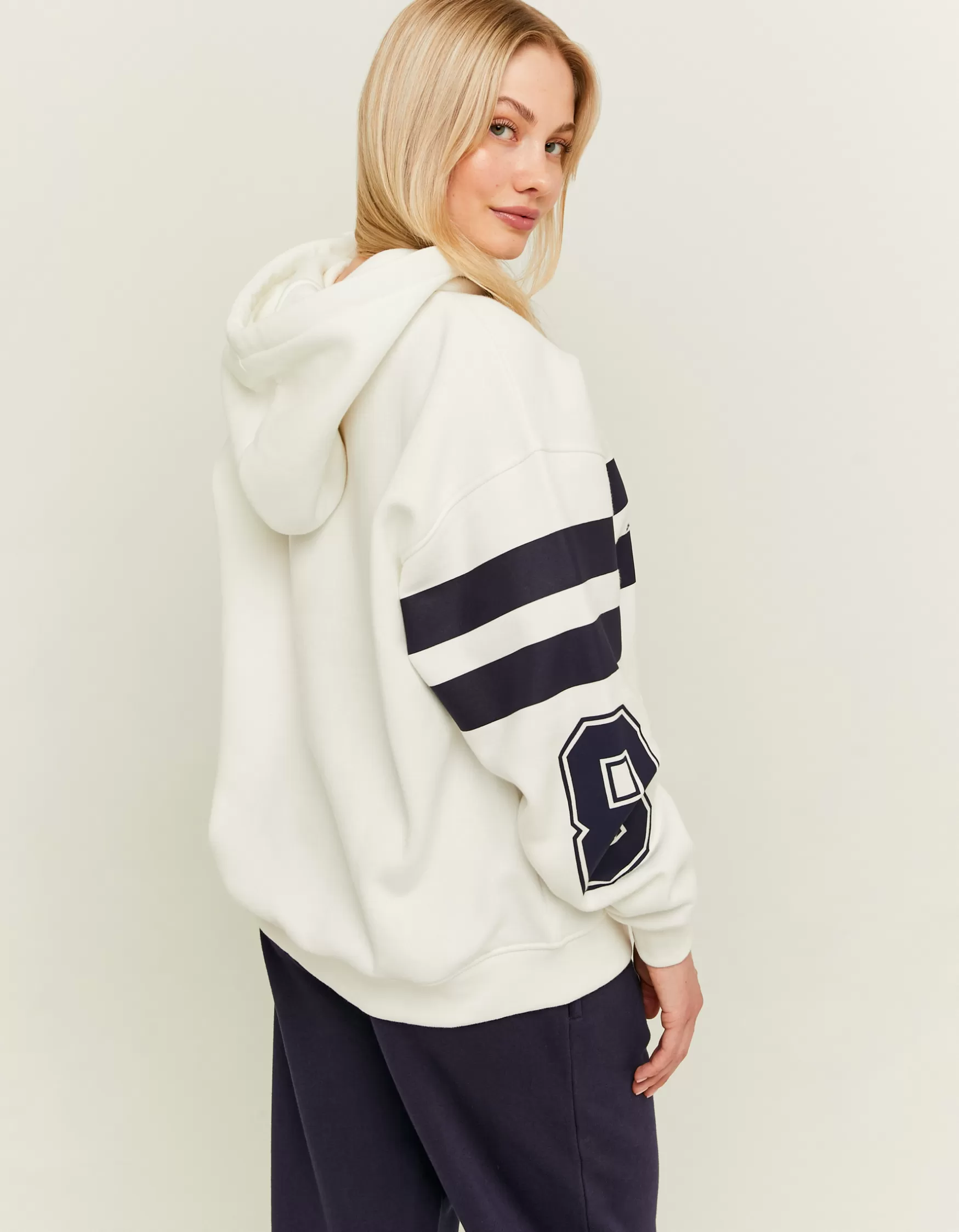 Sale Sweat à Capuche Oversize Style Universitaire Leggings | Sweats & Hoodies
