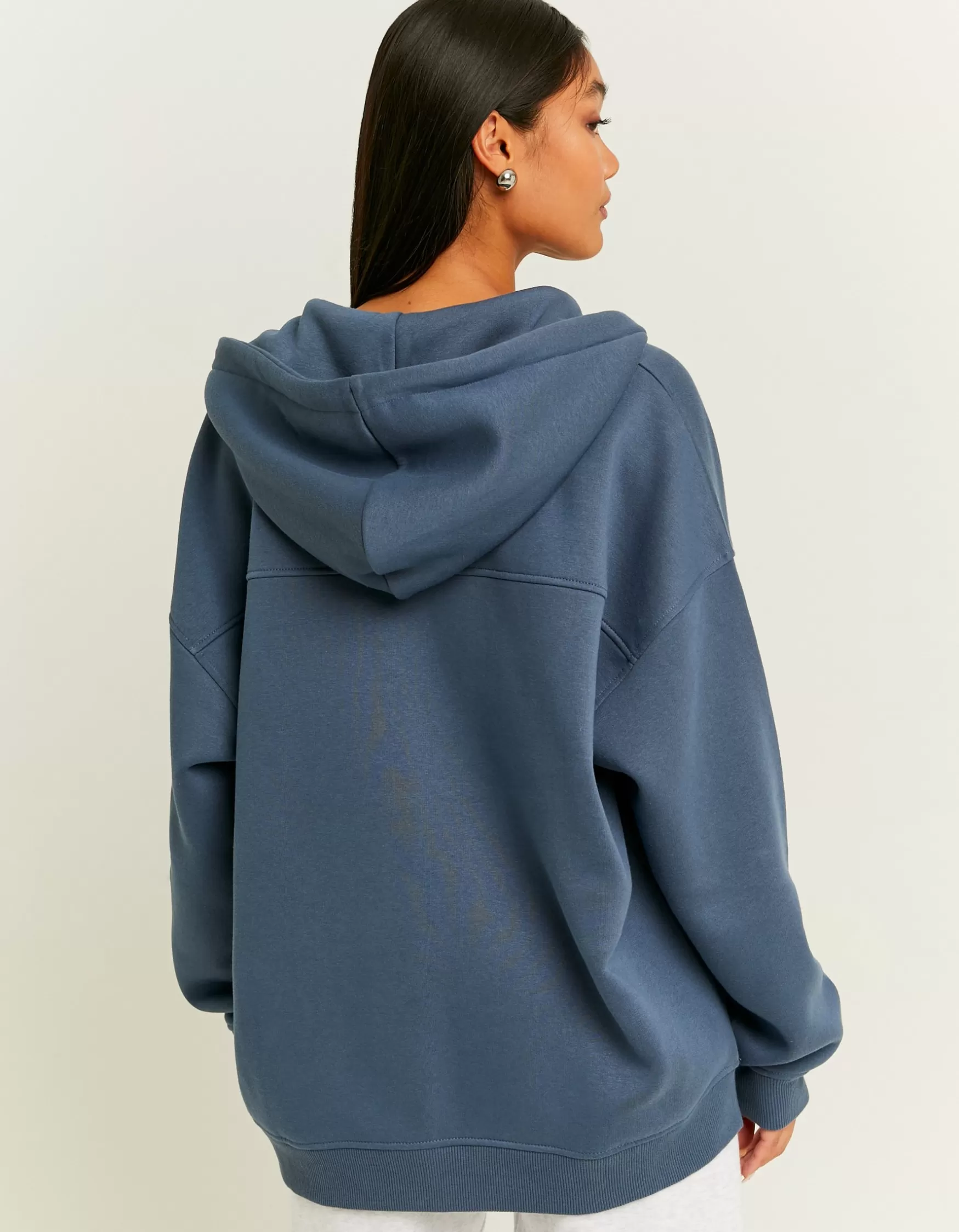 Online Sweat à Capuche avec Broderie et Zip Sweats & Hoodies