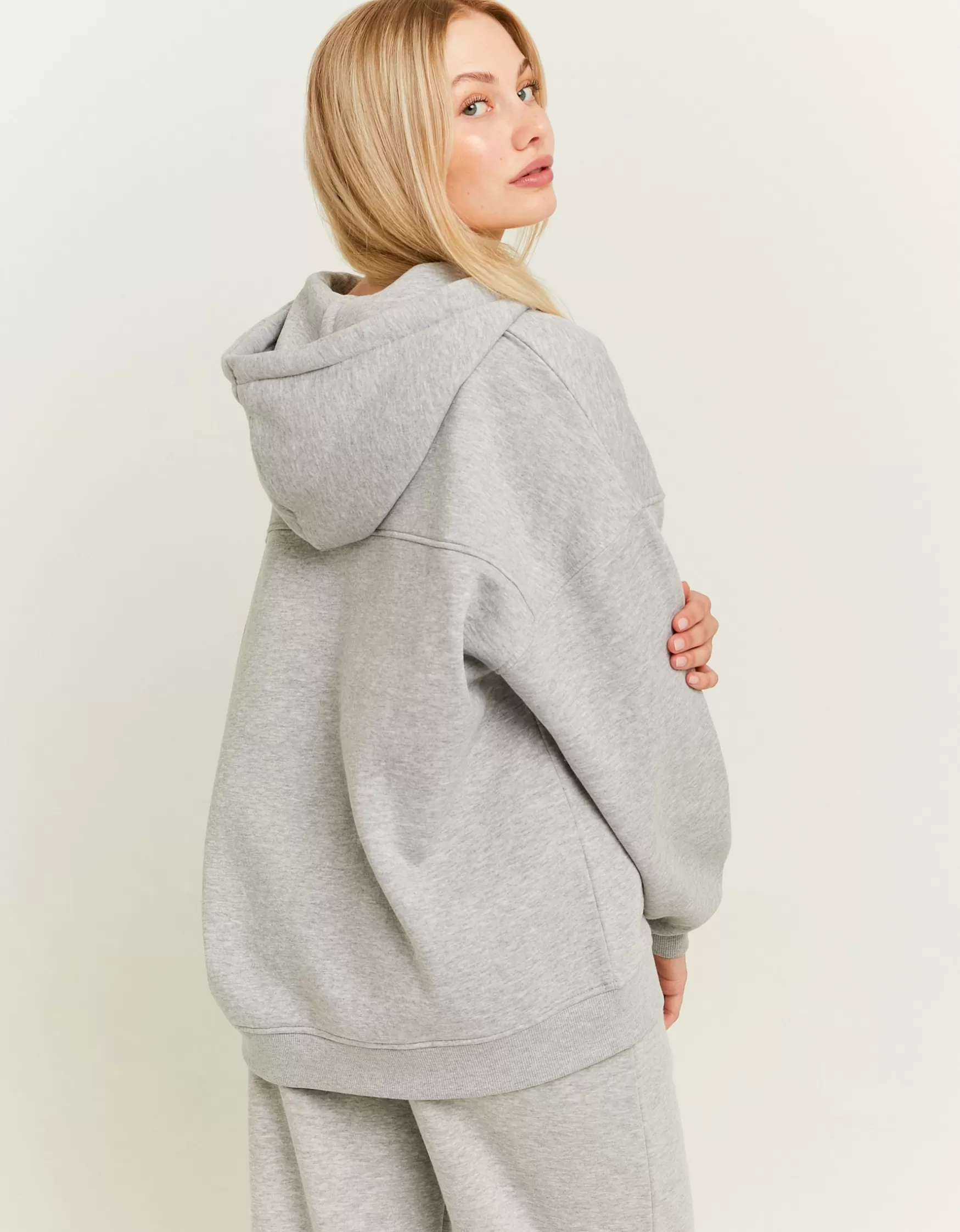 Cheap Sweat à Capuche avec Broderie et Zip Sweats & Hoodies