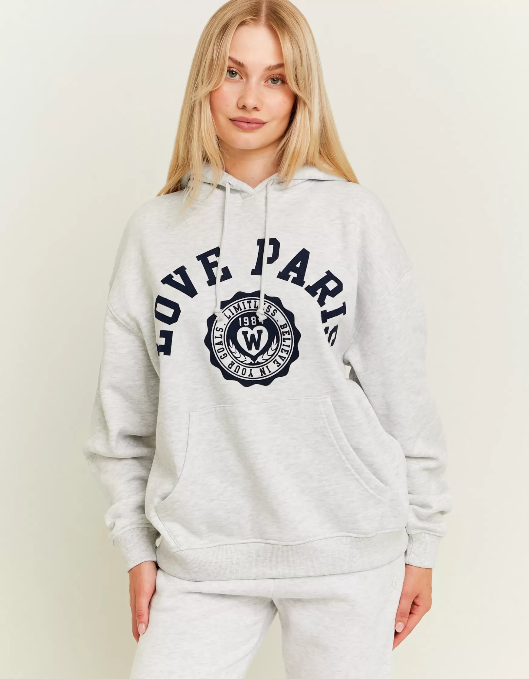 Shop Sweat à Capuche Oversize Style Universitaire Leggings | Sweats & Hoodies