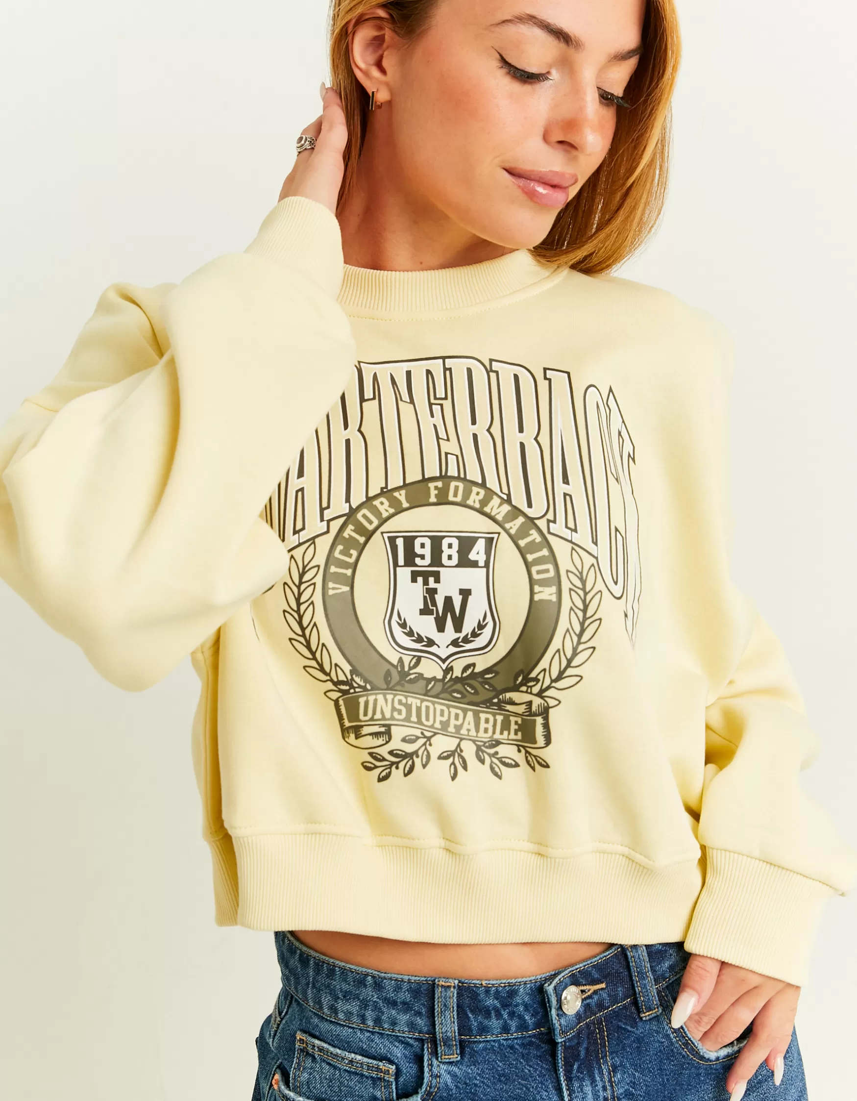Outlet Sweat Court Oversize Imprimé Sweats & Hoodies
