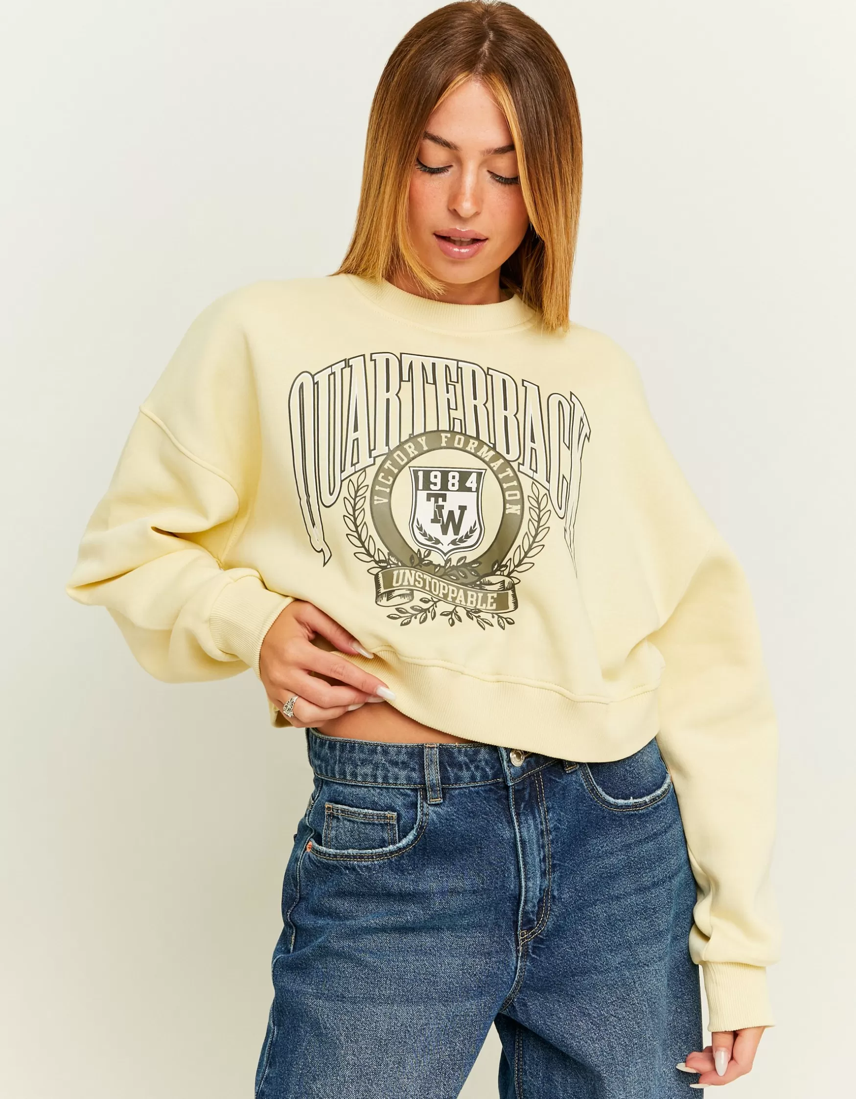Outlet Sweat Court Oversize Imprimé Sweats & Hoodies