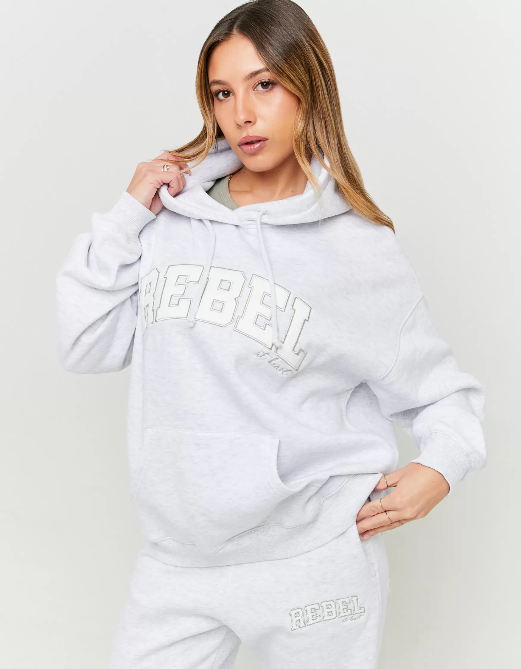 Fashion Sweat Oversize avec Broderies en Lurex Sweats & Hoodies
