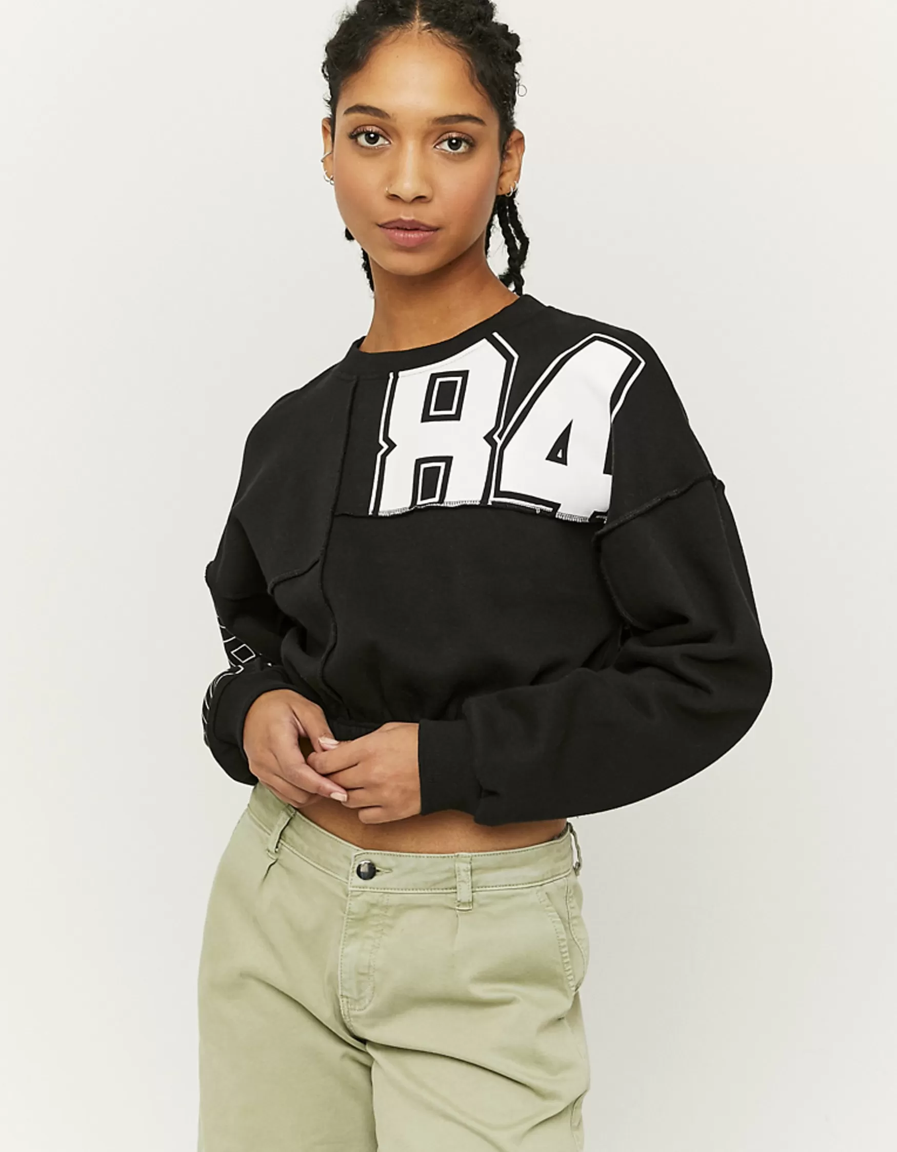 Flash Sale Sweatshirt Imprimé Court Sweats & Hoodies