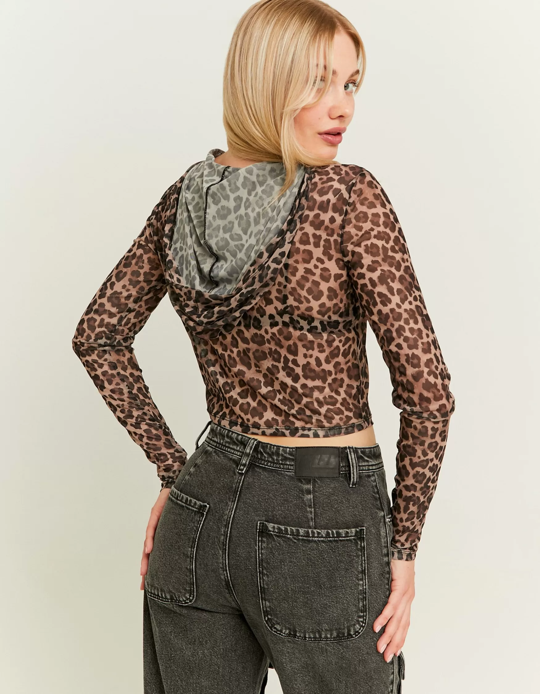 Discount Top à Capuche Imprimé Leo Tops