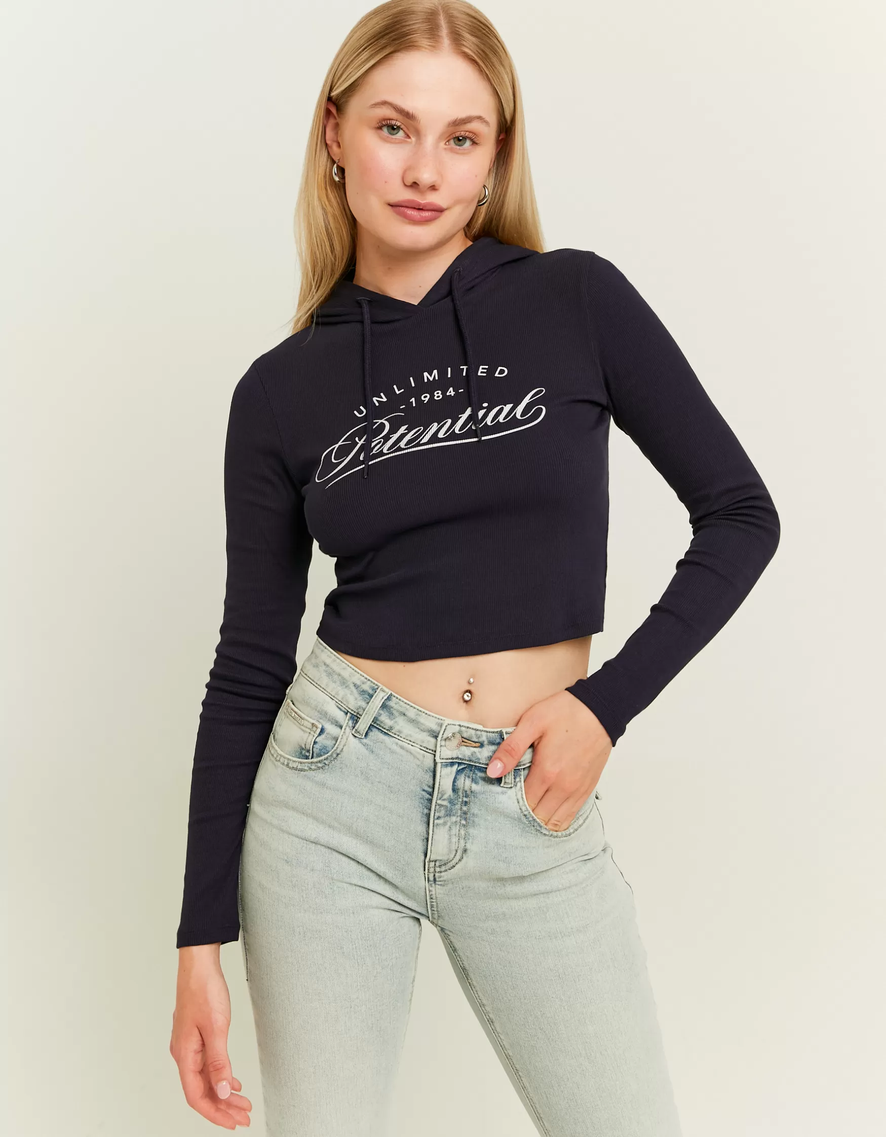 Hot Top Manches Longues à Capuche T-Shirts Imprimés