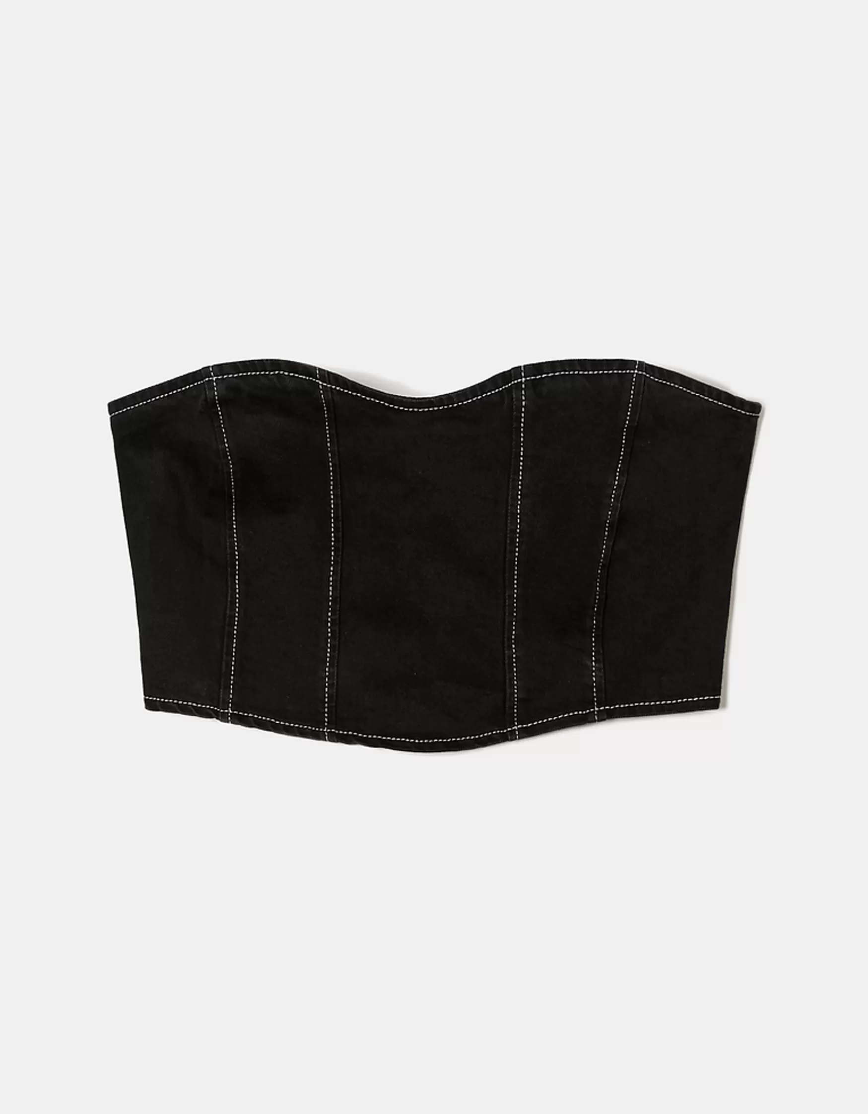 Shop Top corset en jean Tops