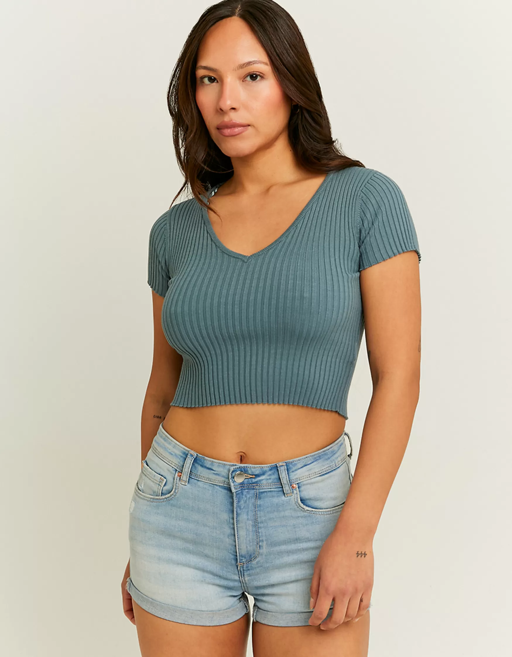 Online Top Court à Maille Serrée Maille | Tops