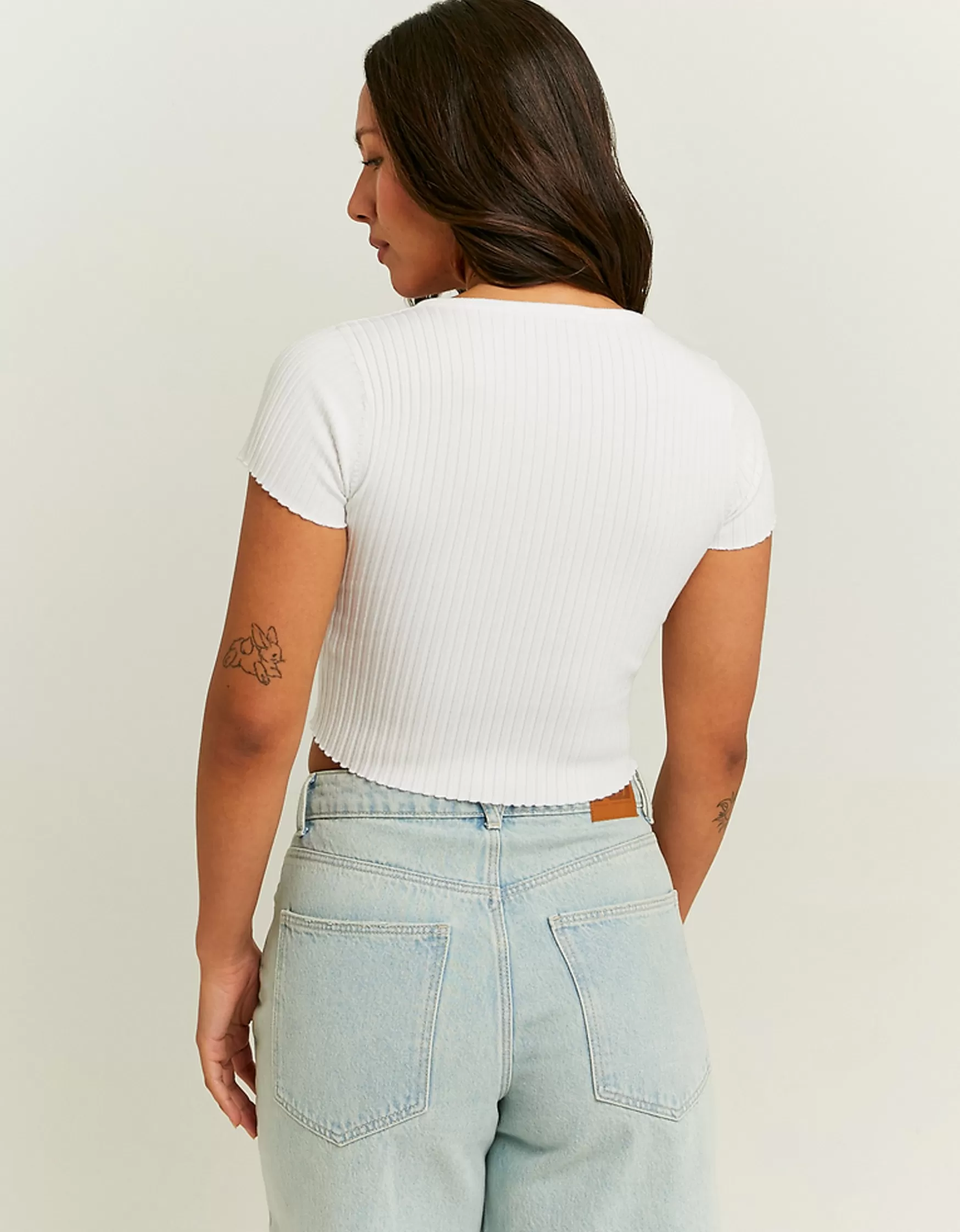 Cheap Top Court à Maille Serrée Maille | Tops