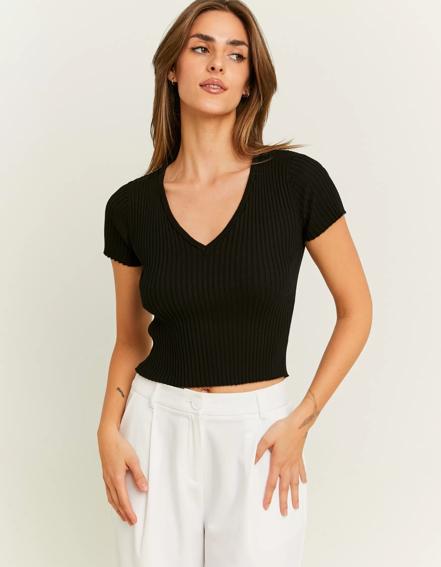 Best Sale Top Court en Maille Maille | Tops