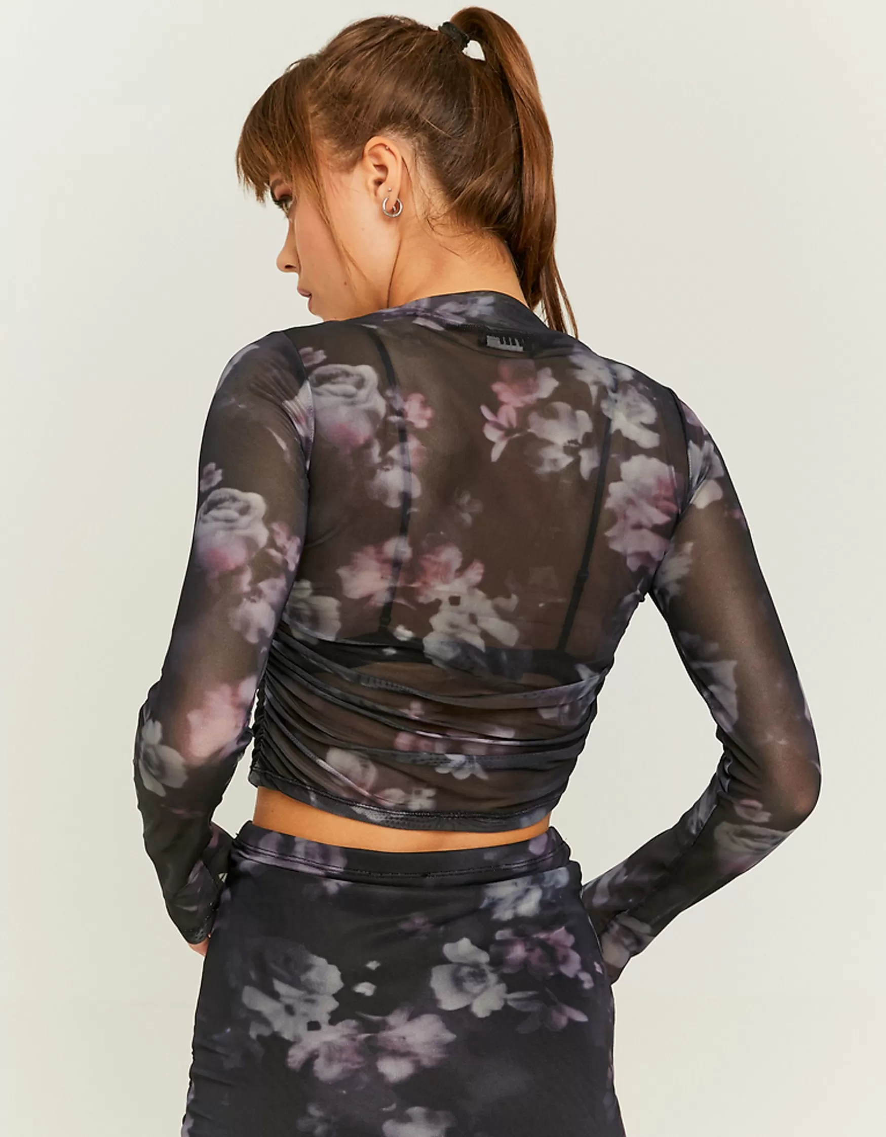 Store Top en mesh avec imprimé floral Tops | Total Look