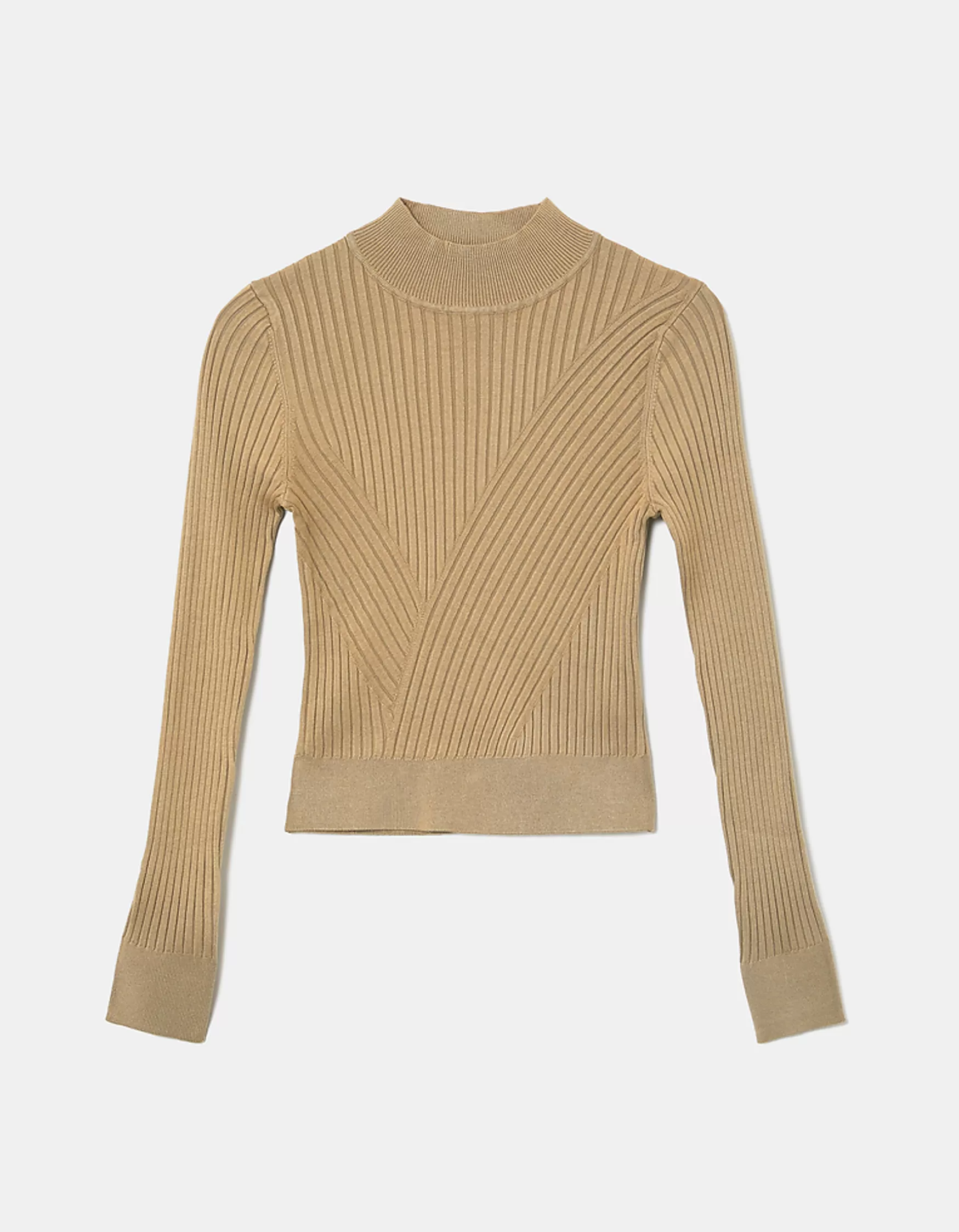 Flash Sale Top Manches Longues en Maille Basique Maille