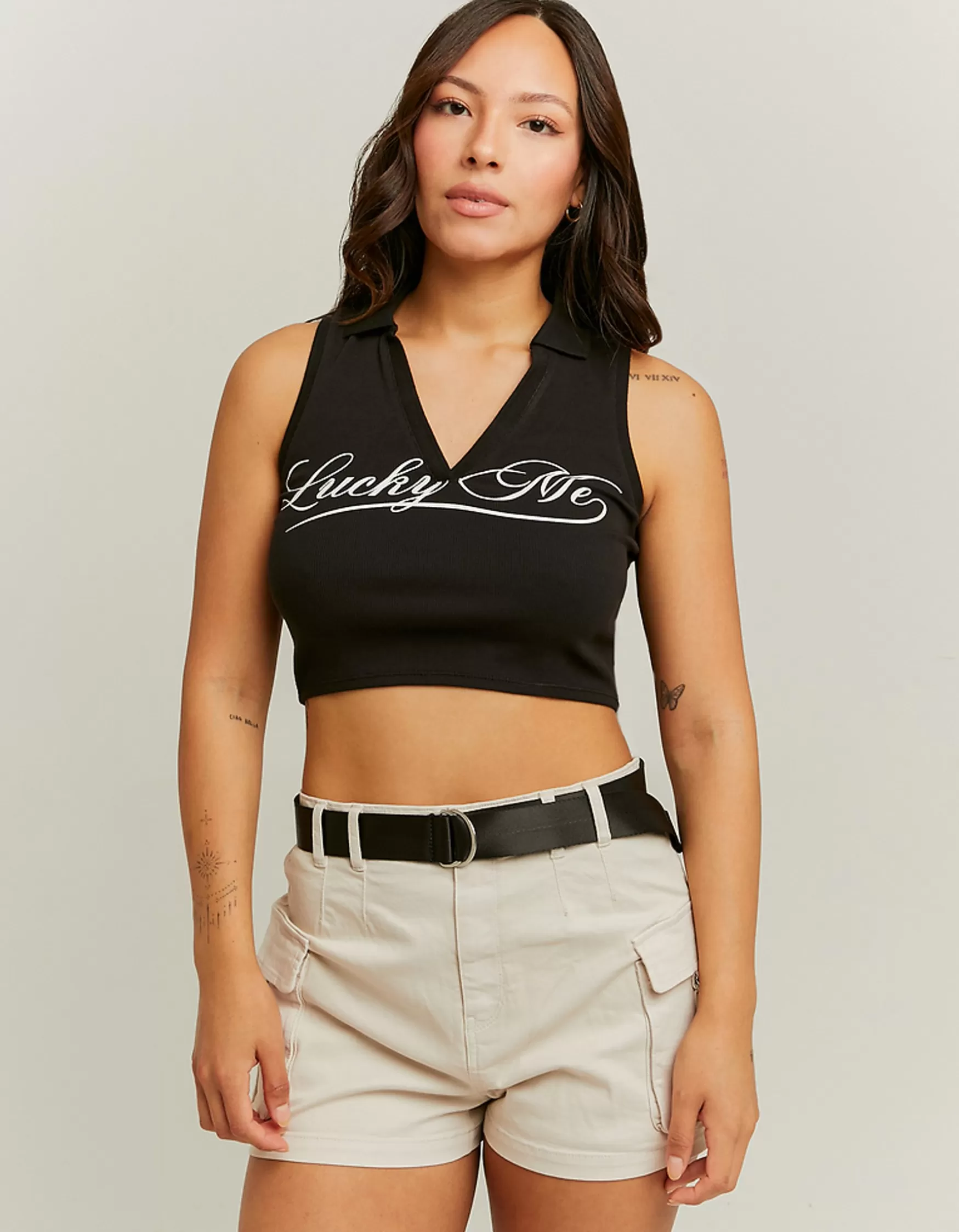 Cheap Top Imprimé Col V T-Shirts Imprimés
