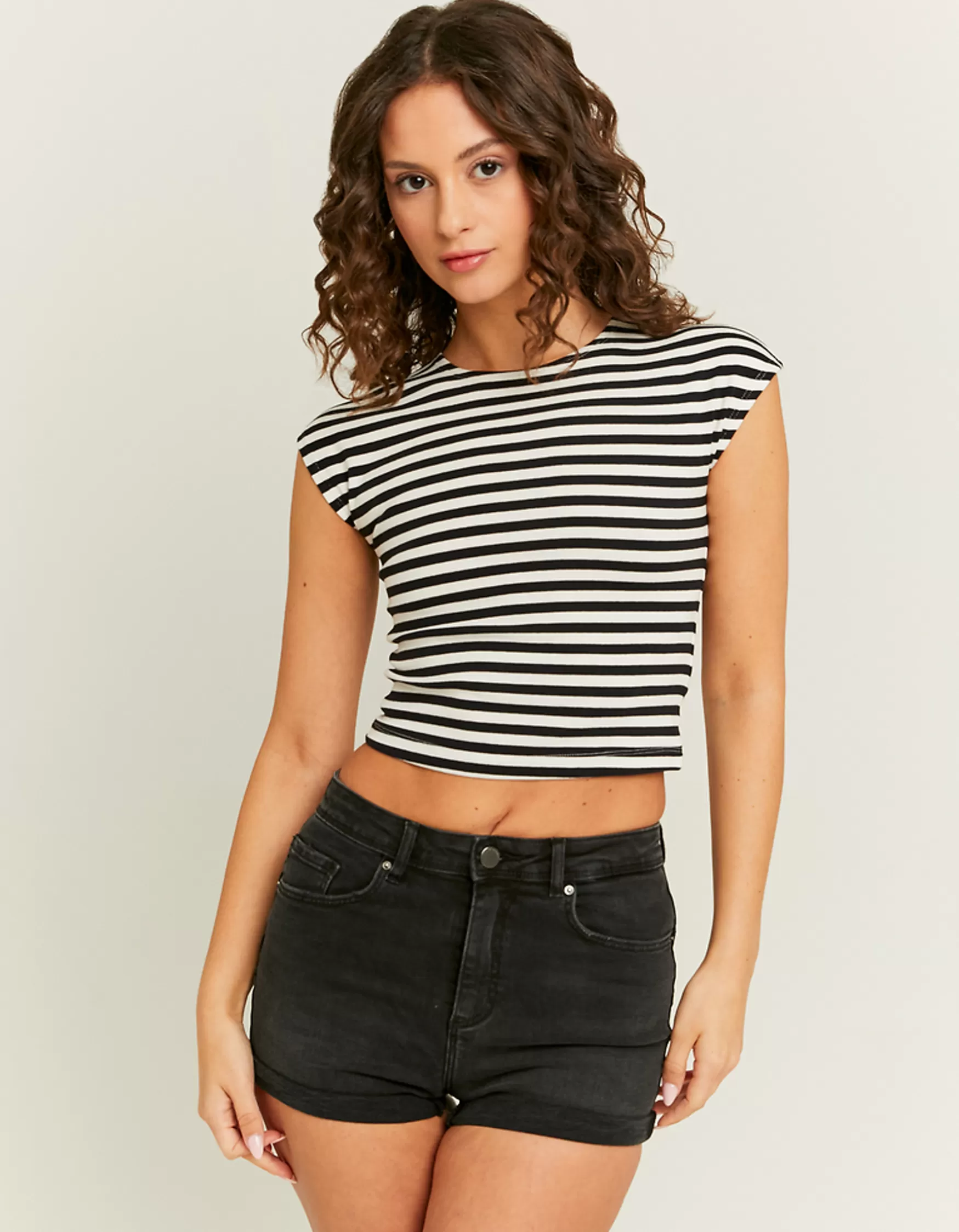 Online T-Shirt Basique Ajusté Rayé T-Shirts Basiques