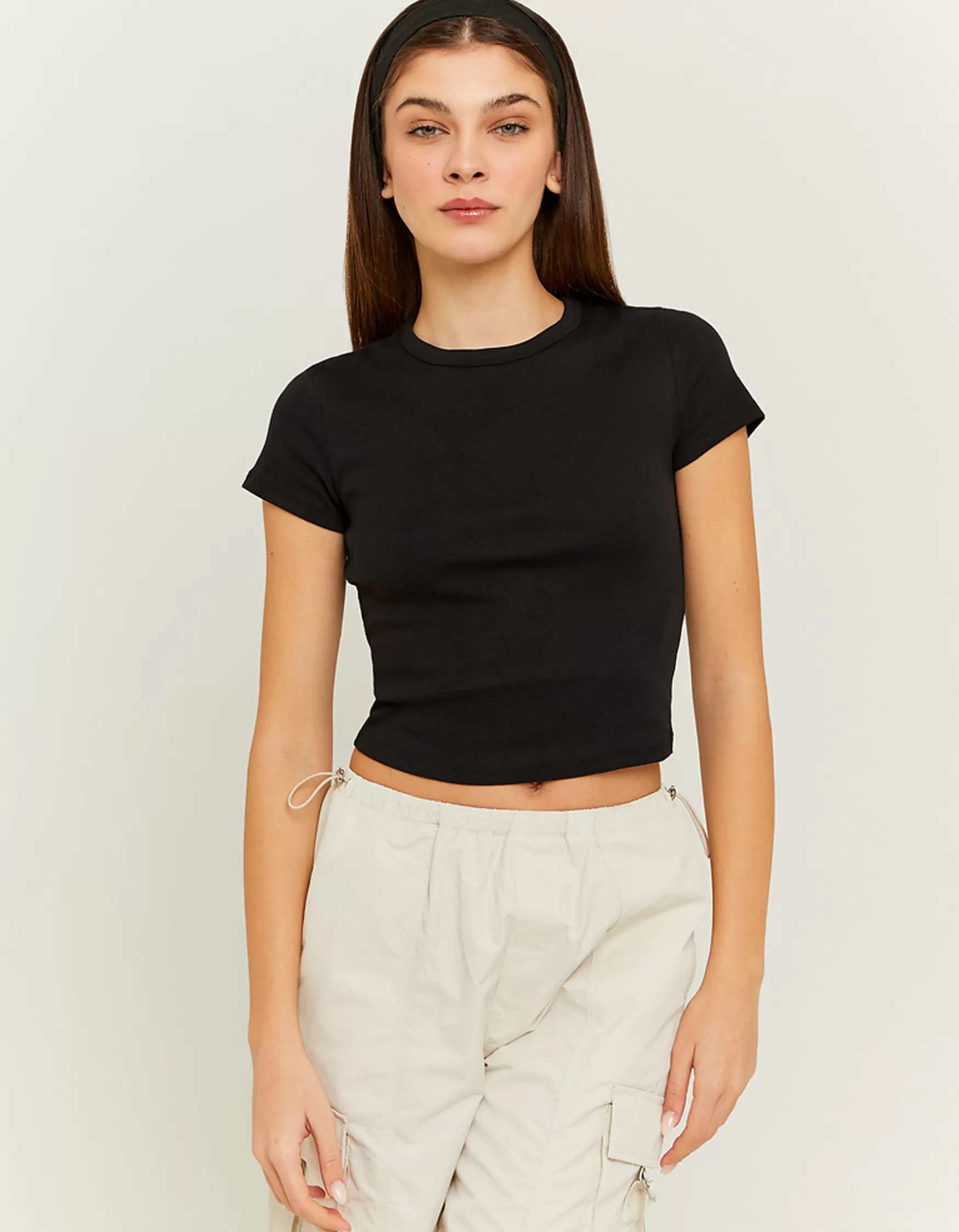 Discount T-shirt basique côtelé T-Shirts Basiques