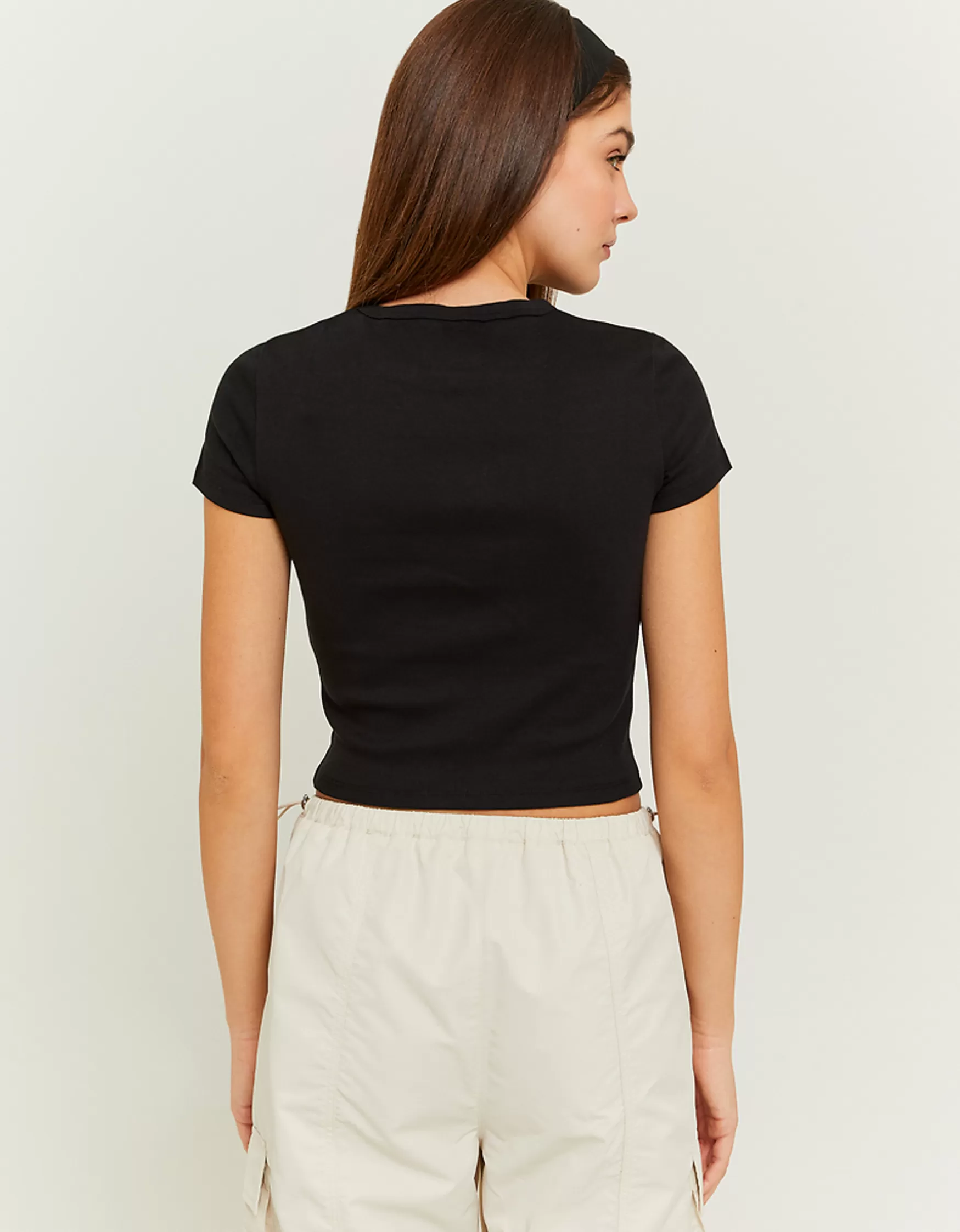 Discount T-shirt basique côtelé T-Shirts Basiques