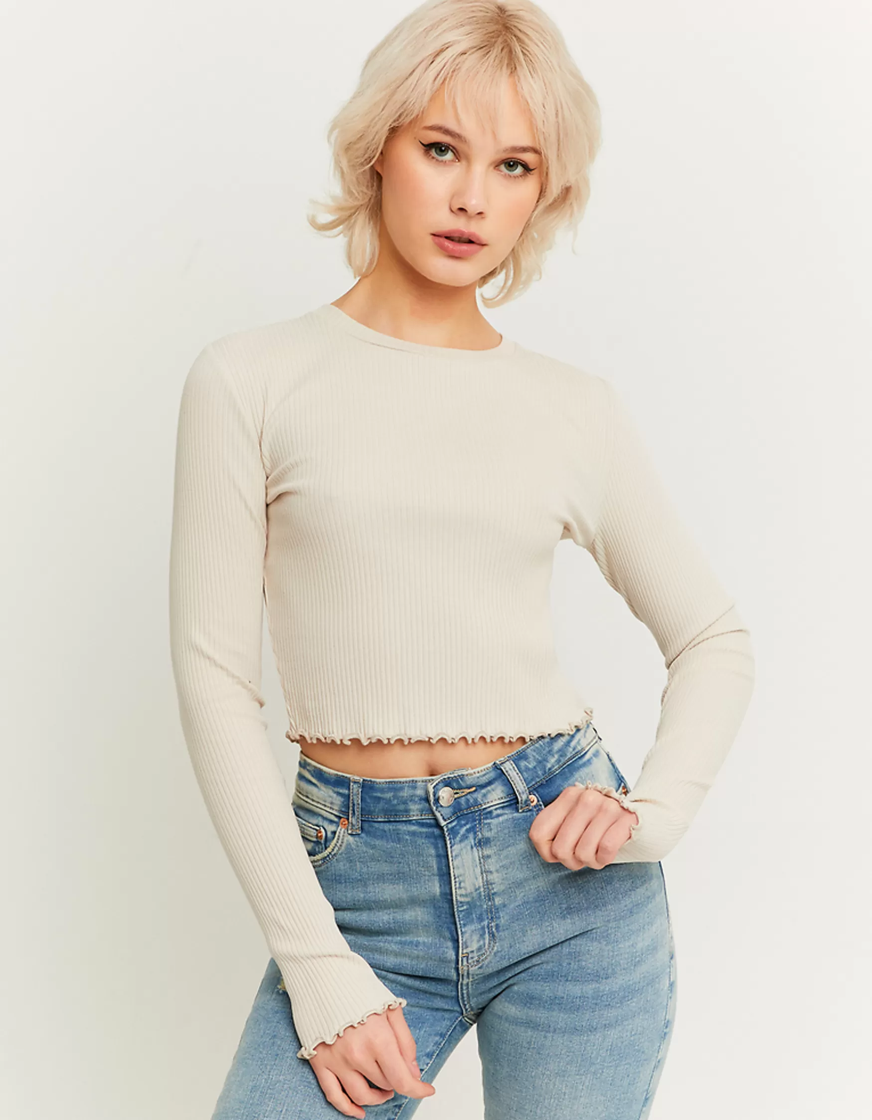 Flash Sale T-shirt côtelé T-Shirts Basiques