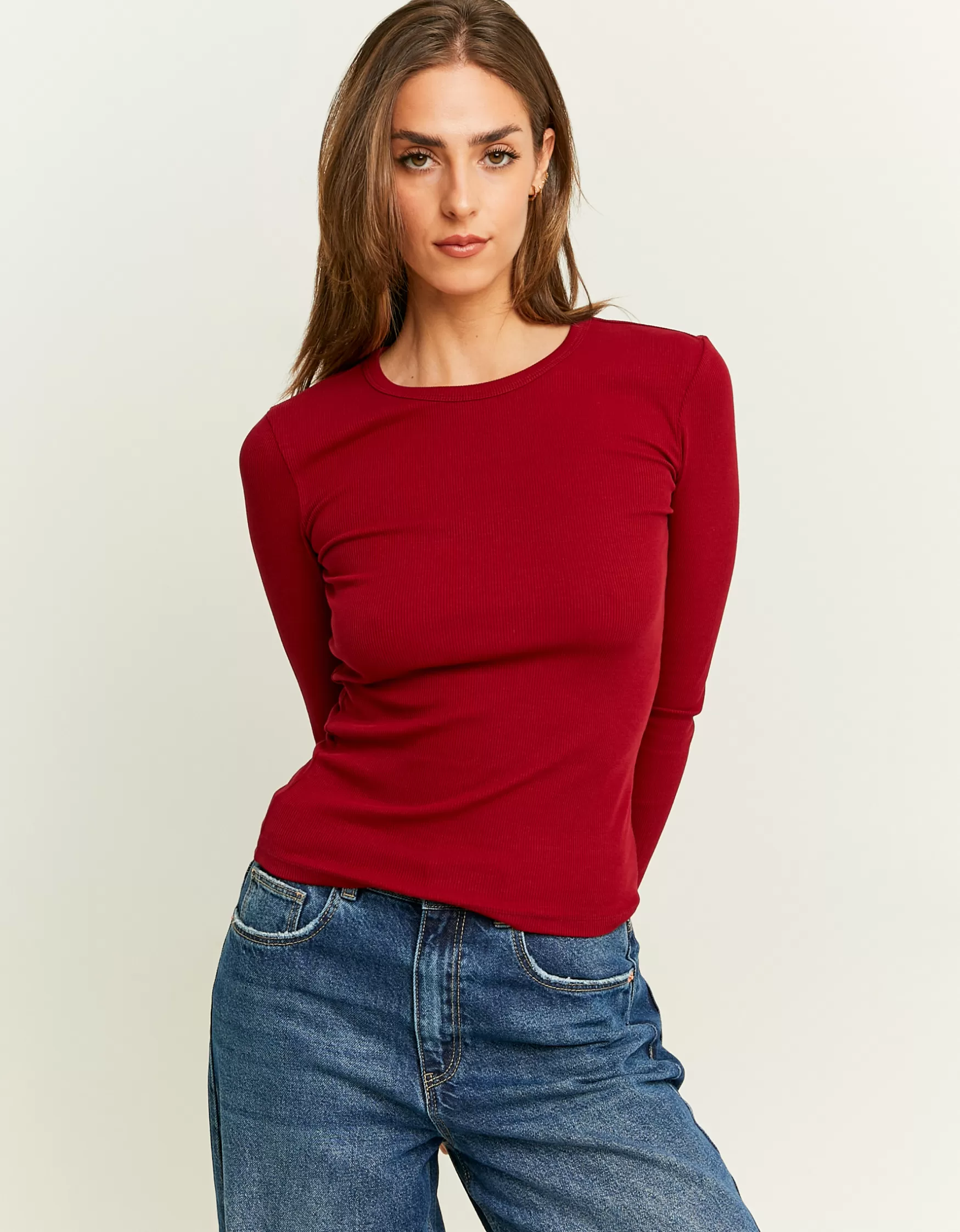 Flash Sale T-Shirt Bordeaux Basique T-Shirts Basiques