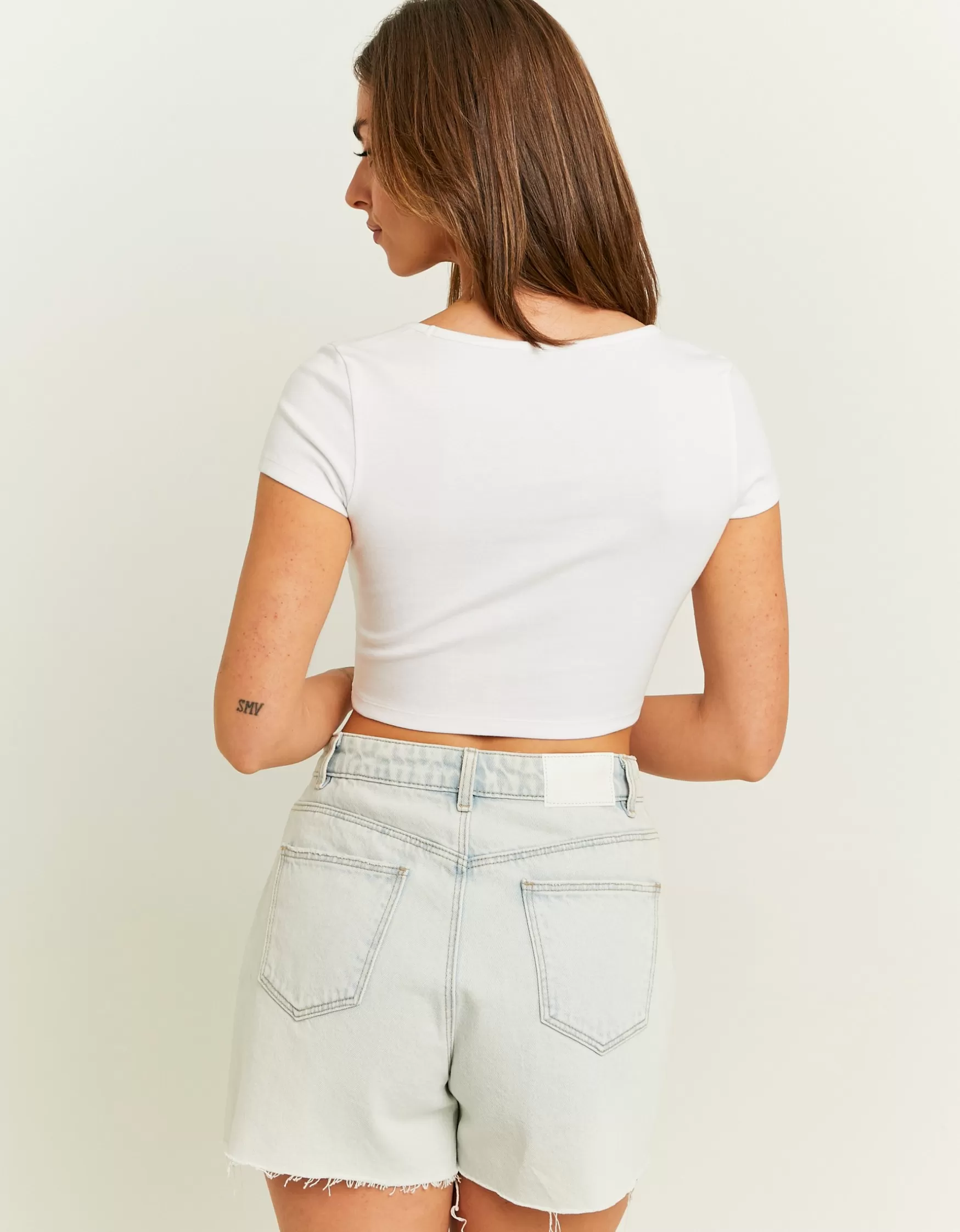 Cheap T-Shirt Court Encolure Carrée Leggings | T-Shirts Basiques
