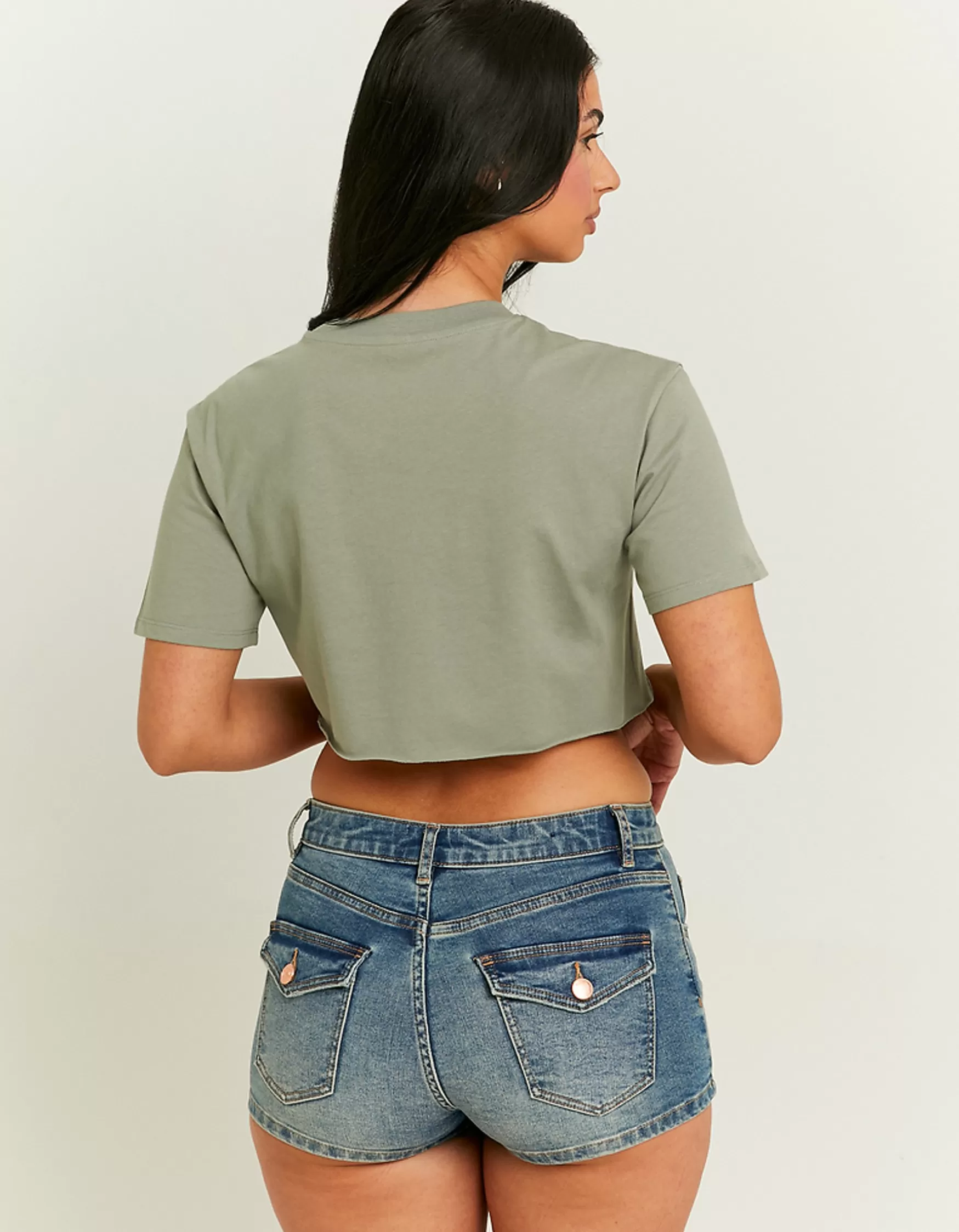 Outlet T-Shirt Court Imprimé Acid Wash T-Shirts Imprimés