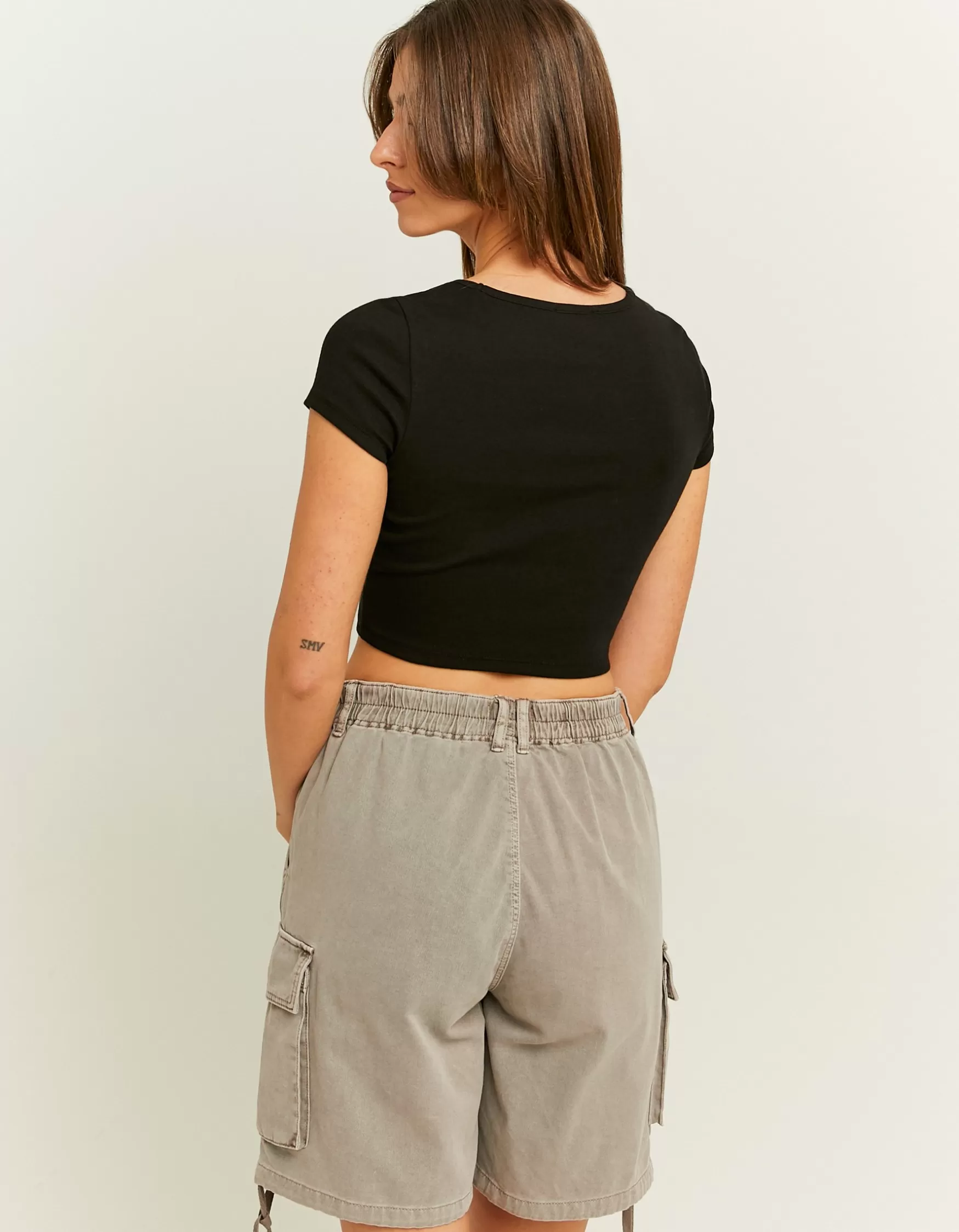Sale T-Shirt Court Encolure Carrée Leggings | T-Shirts Basiques