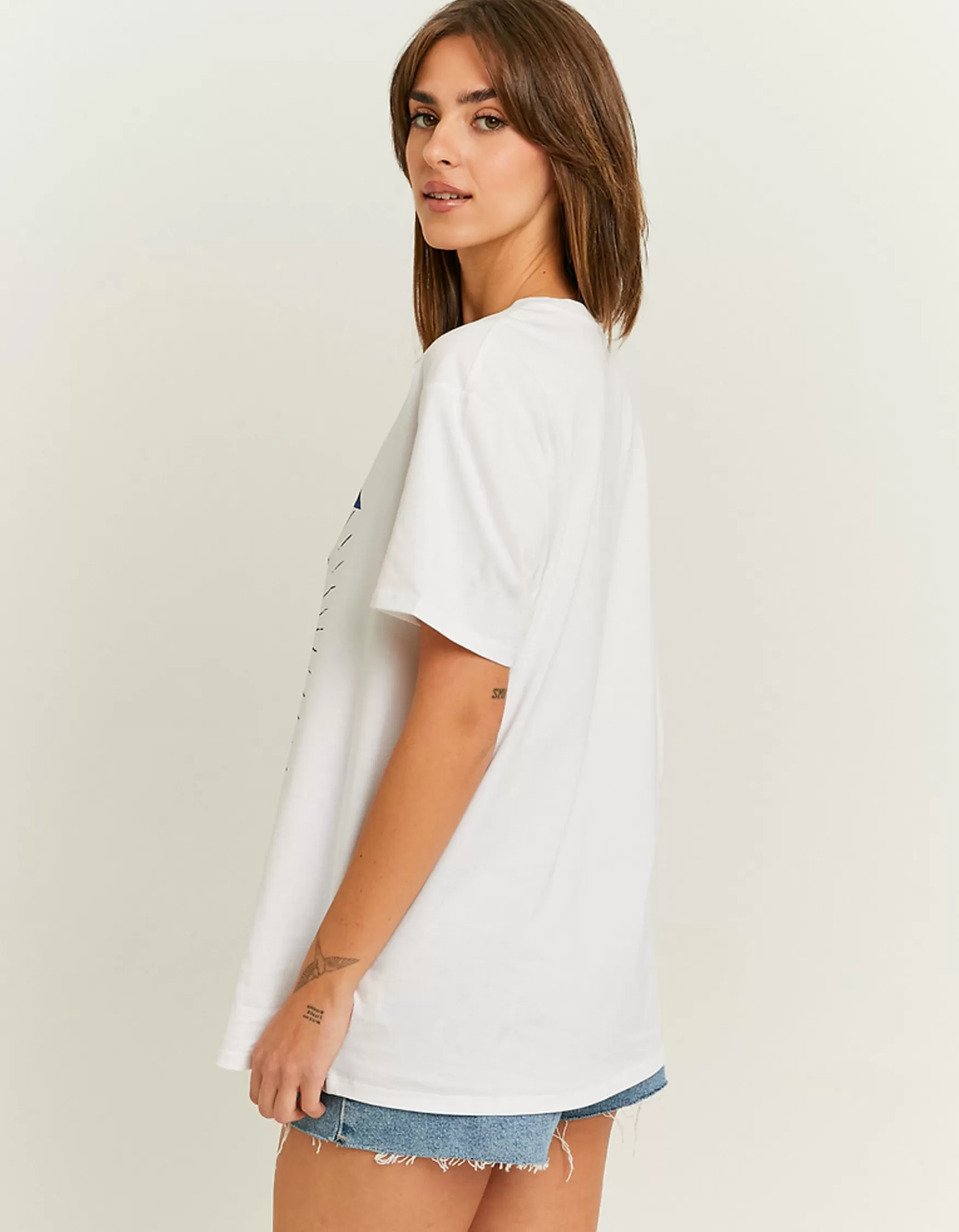 Cheap T-Shirt Court Oversize Imprimé T-Shirts Imprimés