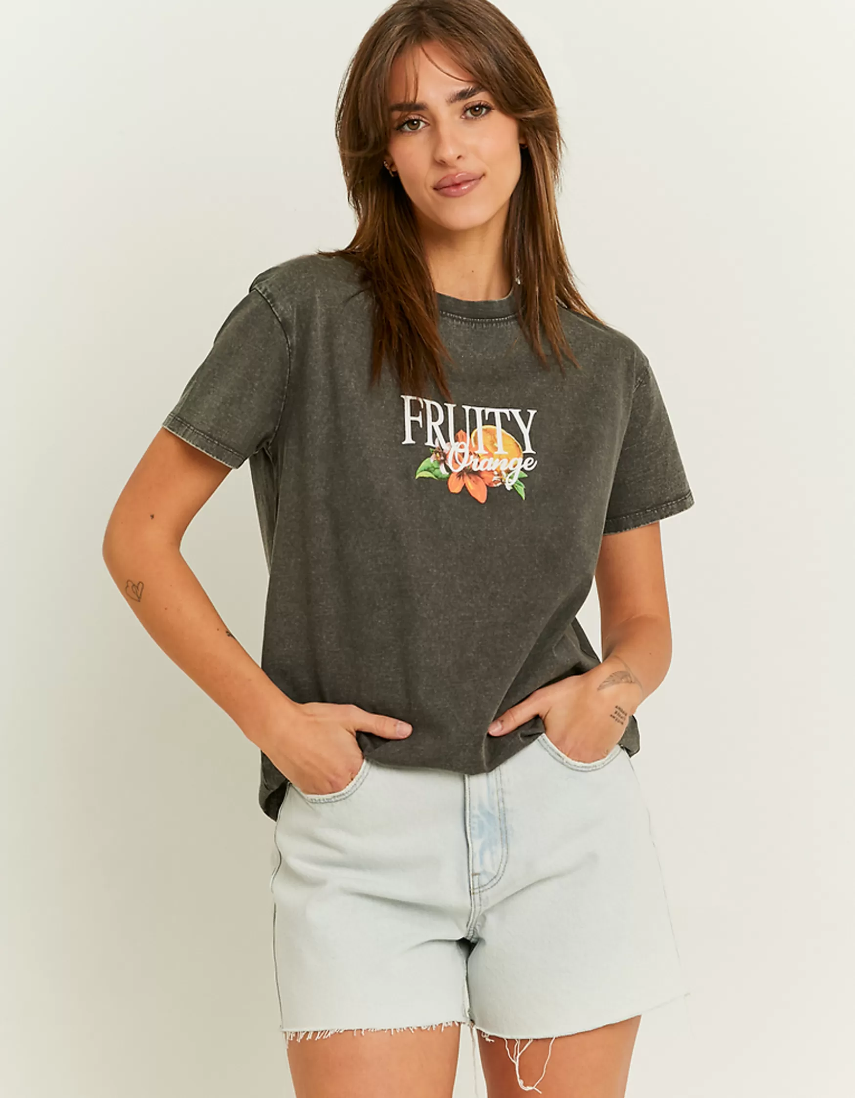 New T-Shirt Court Oversize Imprimé T-Shirts Imprimés