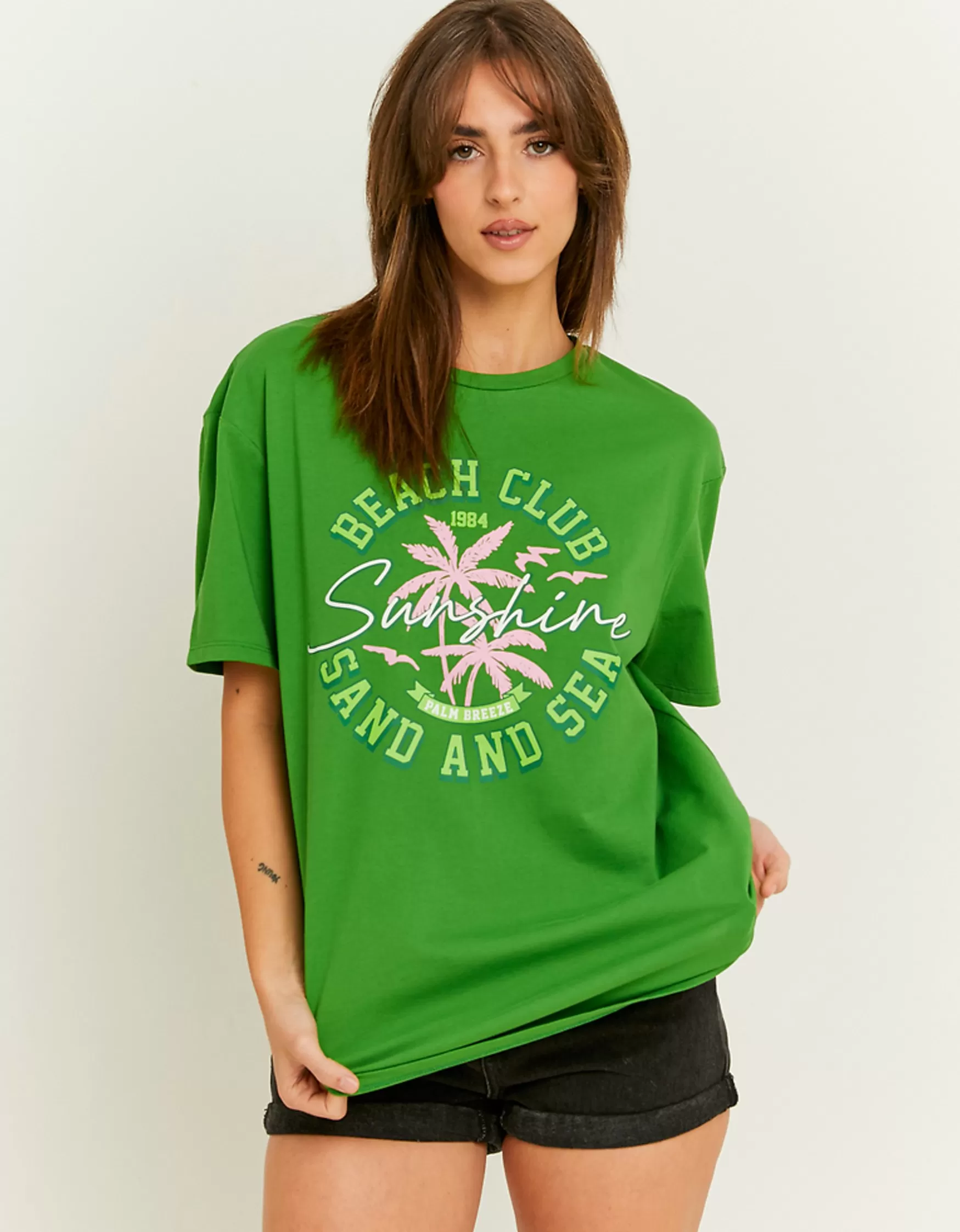 Shop T-Shirt Court Oversize Imprimé T-Shirts Imprimés