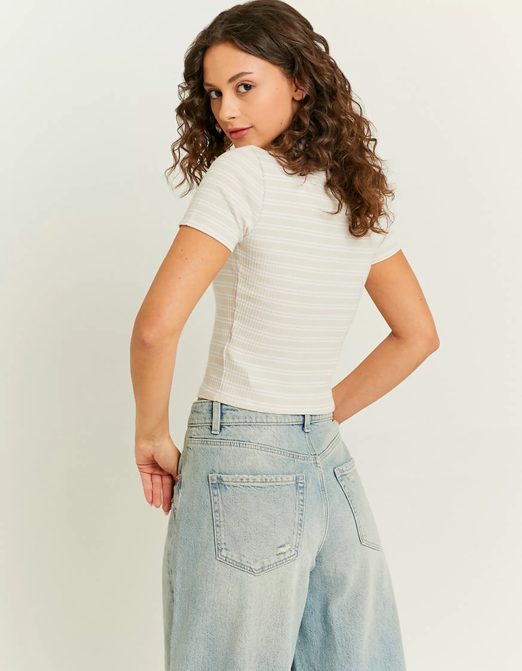 Shop T-shirt Court Rayé T-Shirts Basiques