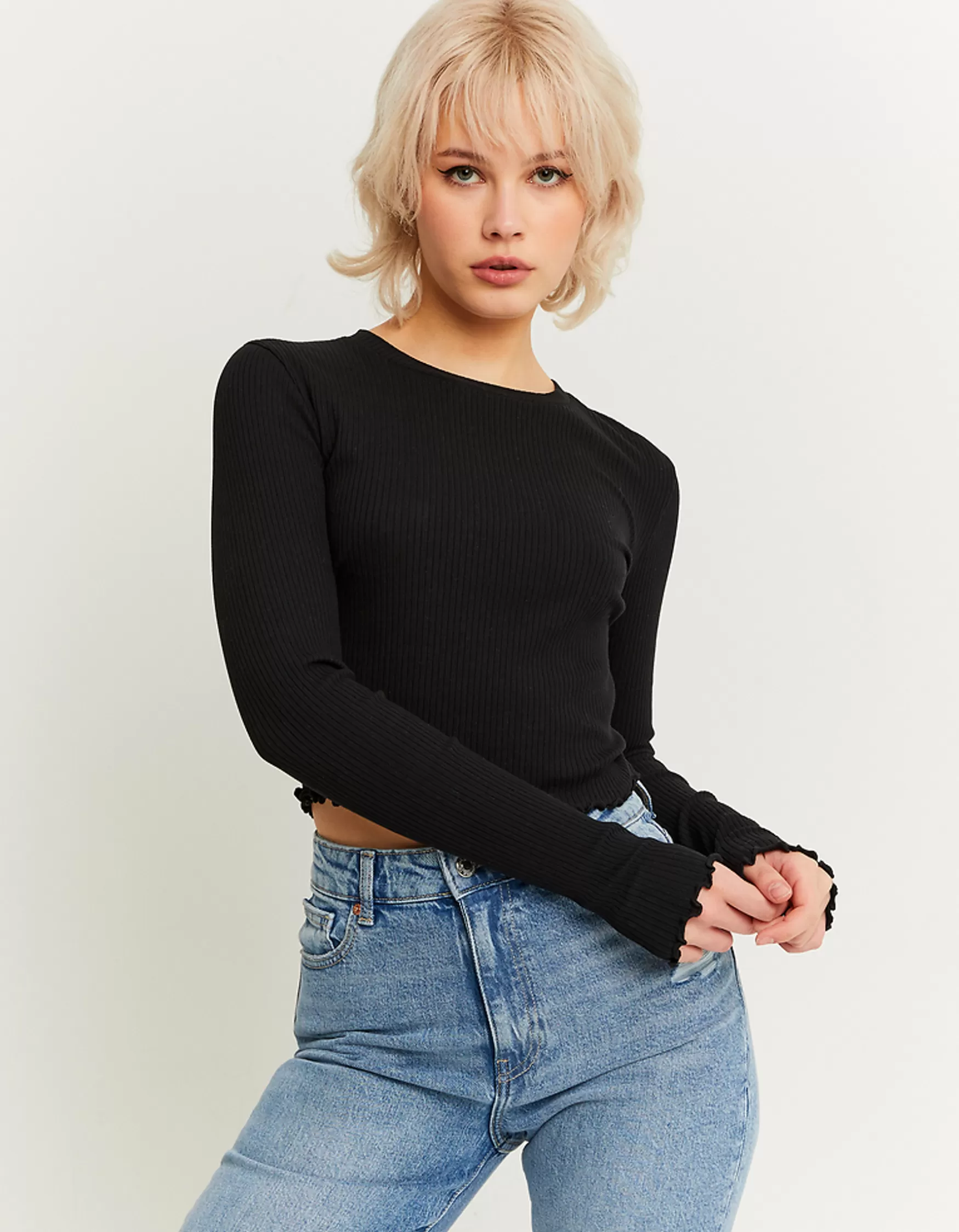 Flash Sale T-shirt côtelé T-Shirts Basiques