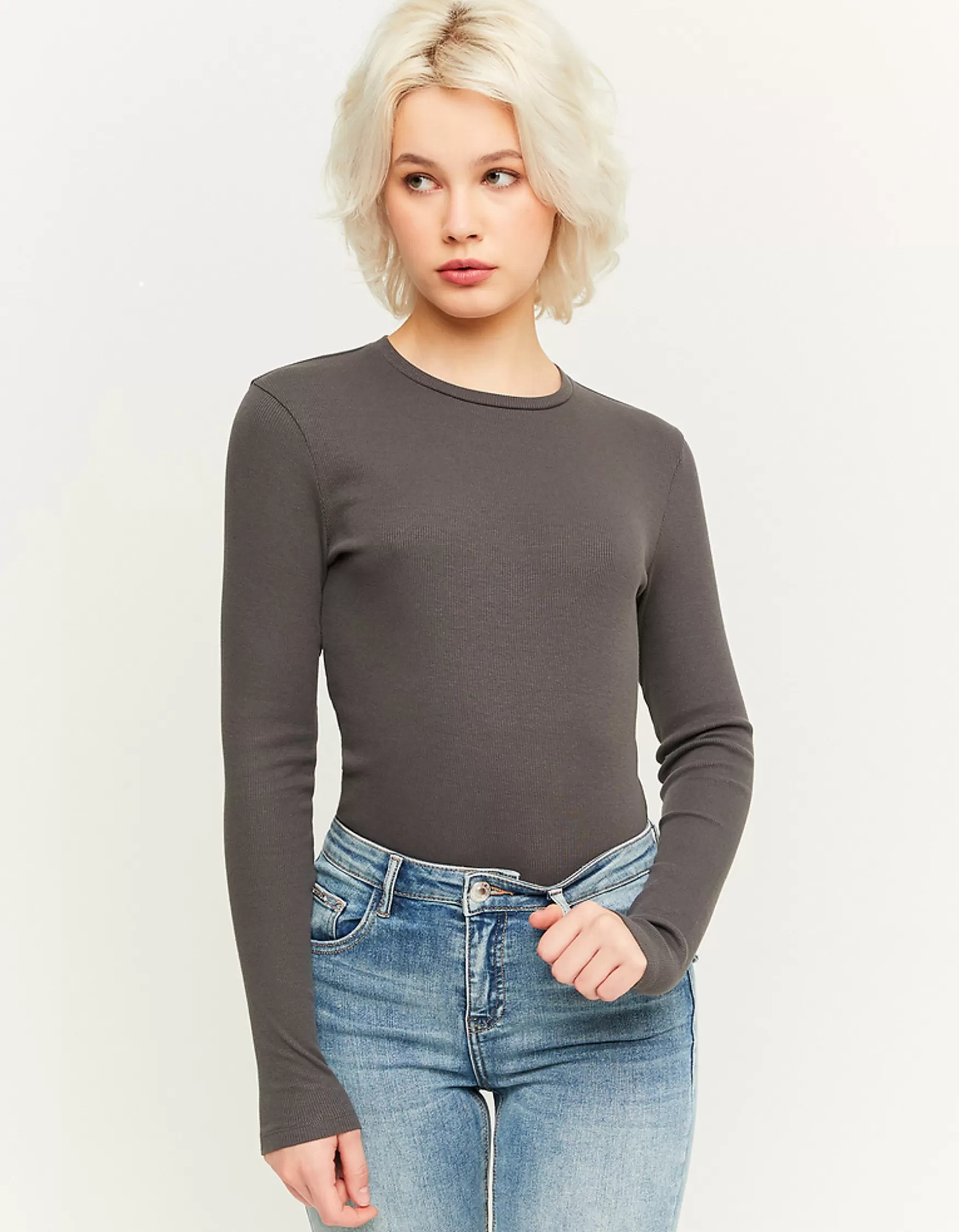 Flash Sale T-Shirt Basique à Manches Longues T-Shirts Basiques