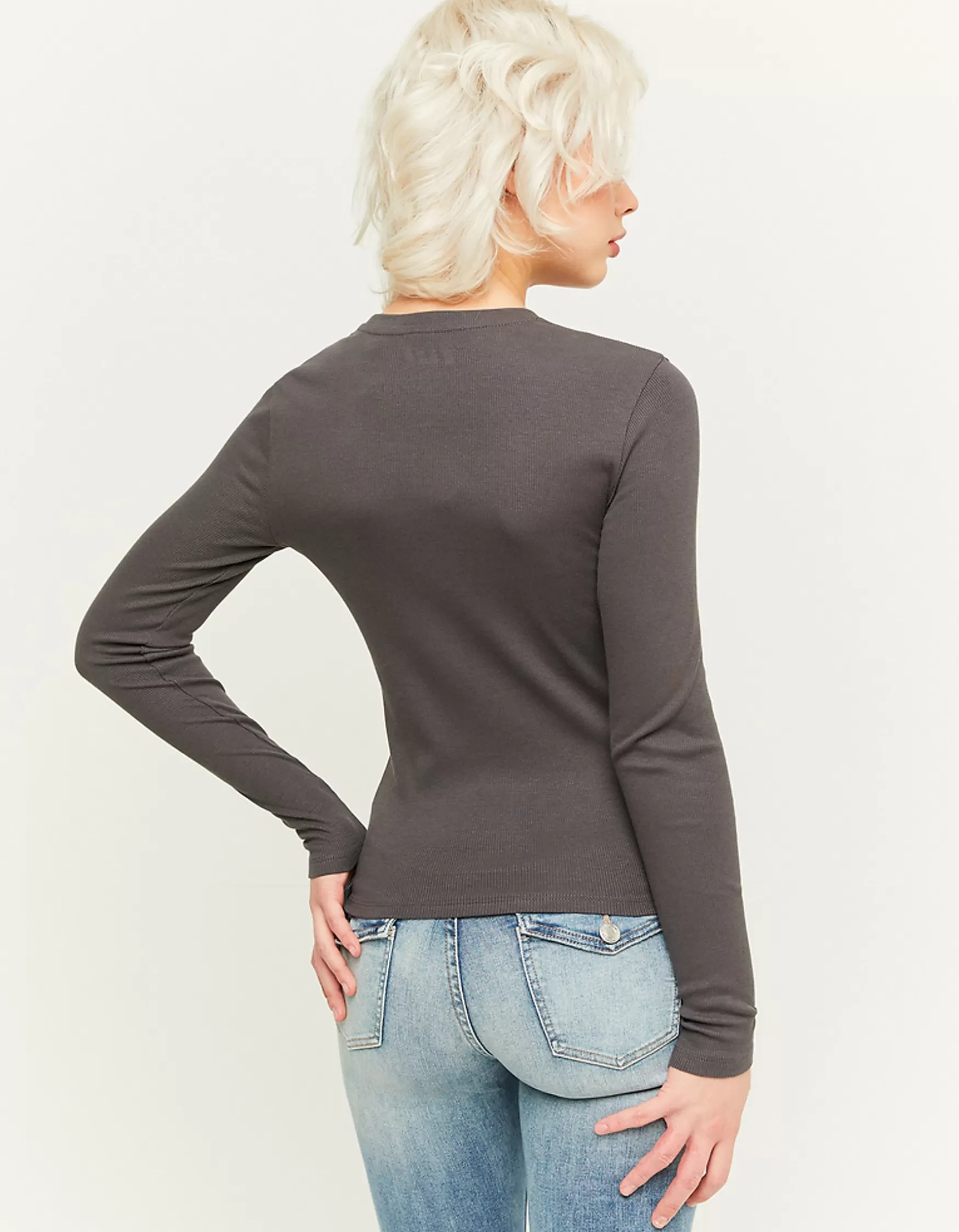 Flash Sale T-Shirt Basique à Manches Longues T-Shirts Basiques