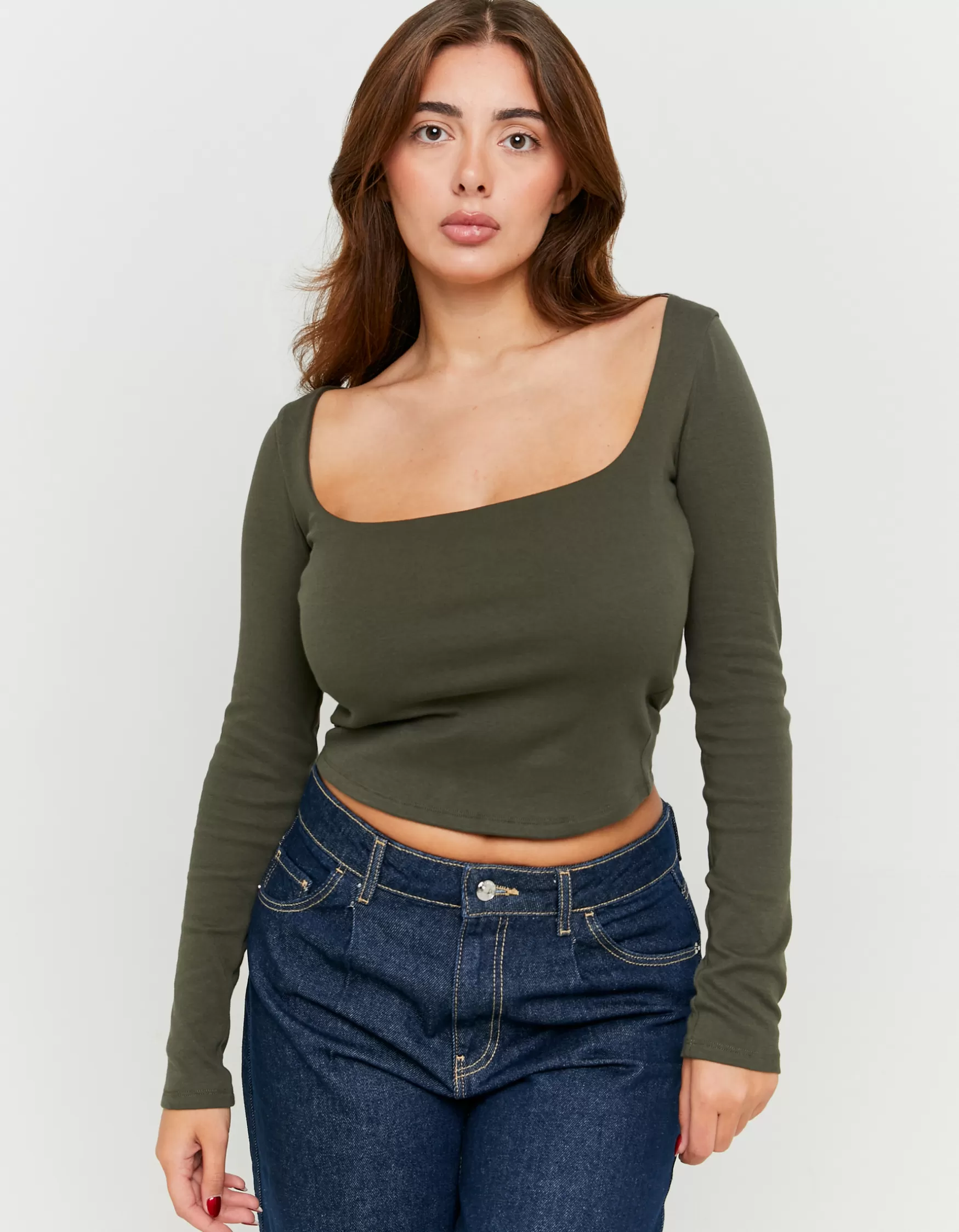 Sale T-Shirt Encolure Carrée T-Shirts Basiques