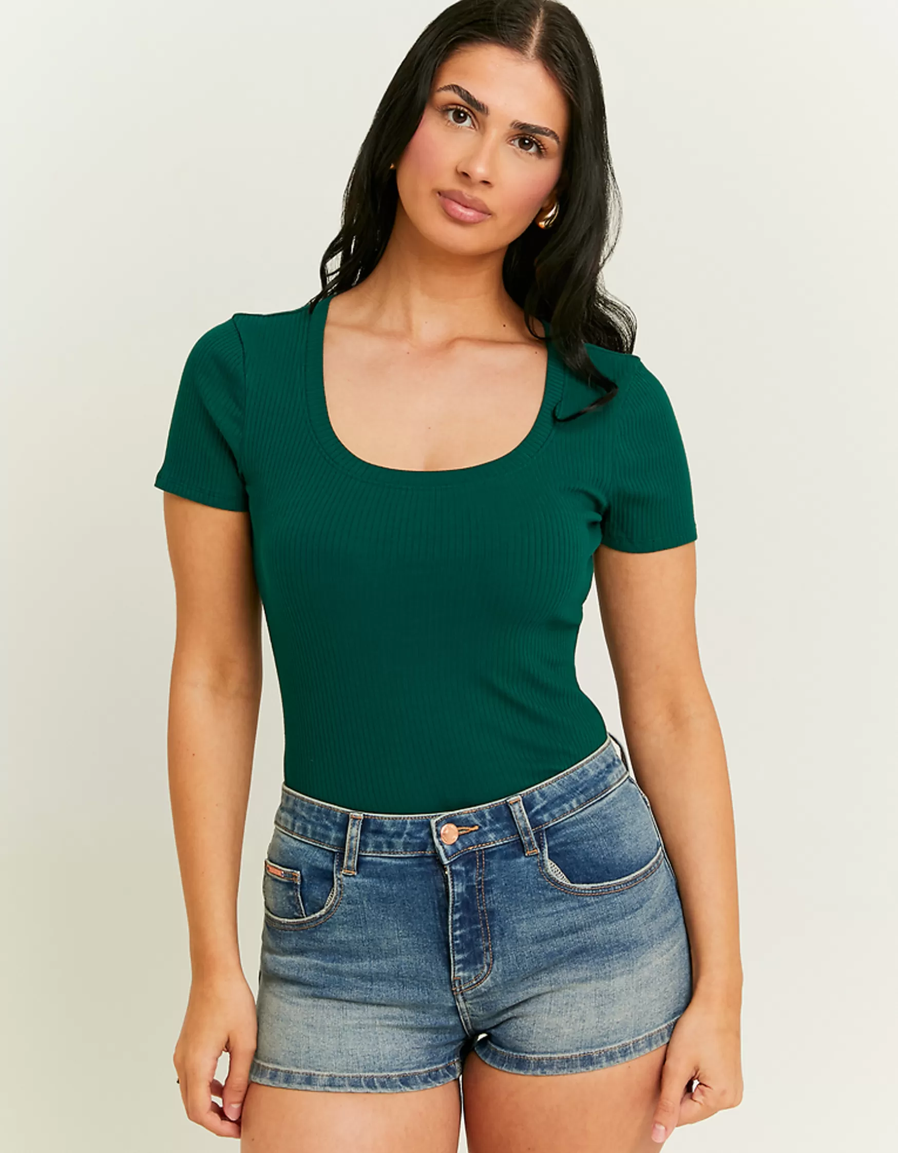 Hot T-Shirt Basique Coupe Classique Leggings | T-Shirts Basiques