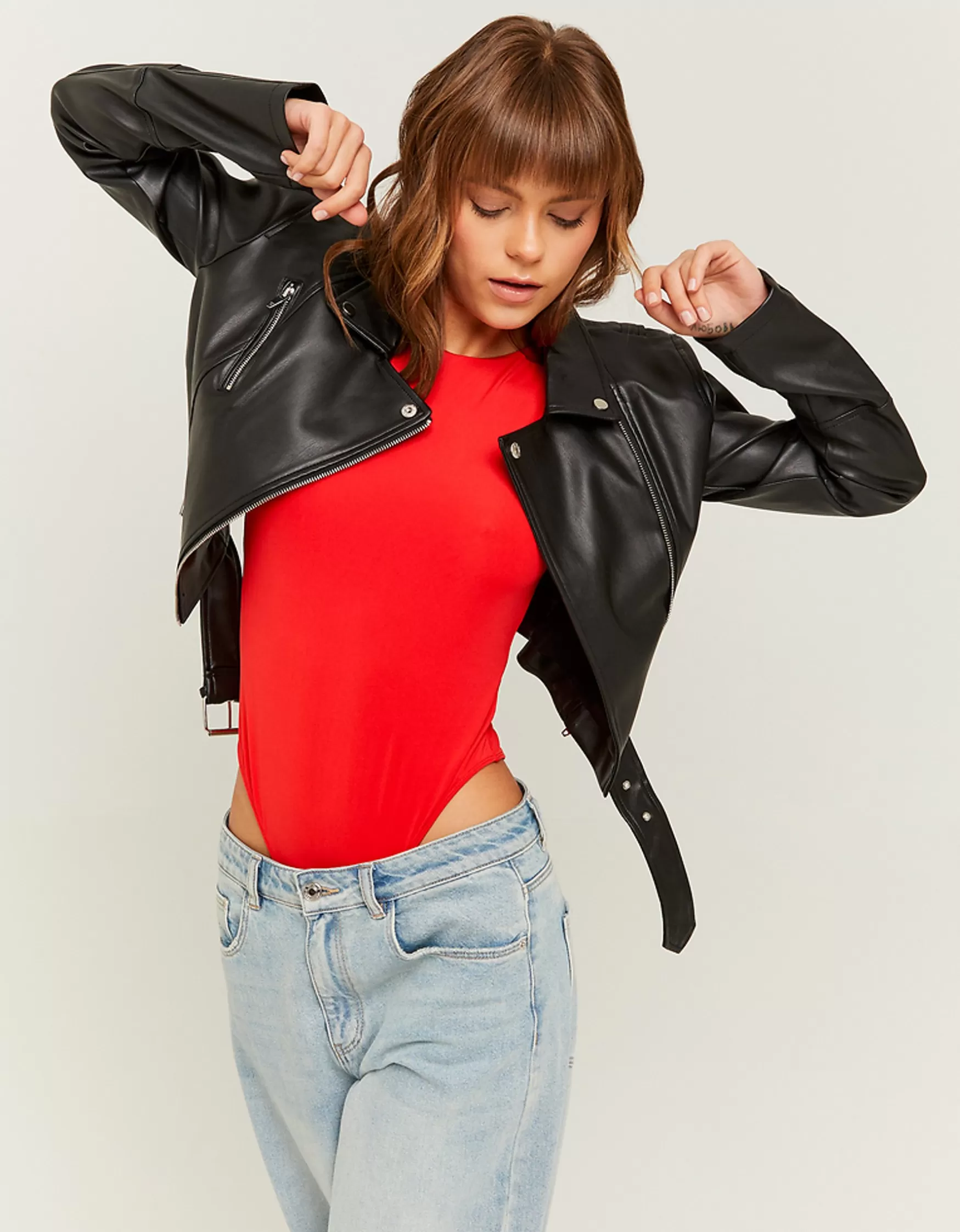 Store Veste biker similicuir e Vestes