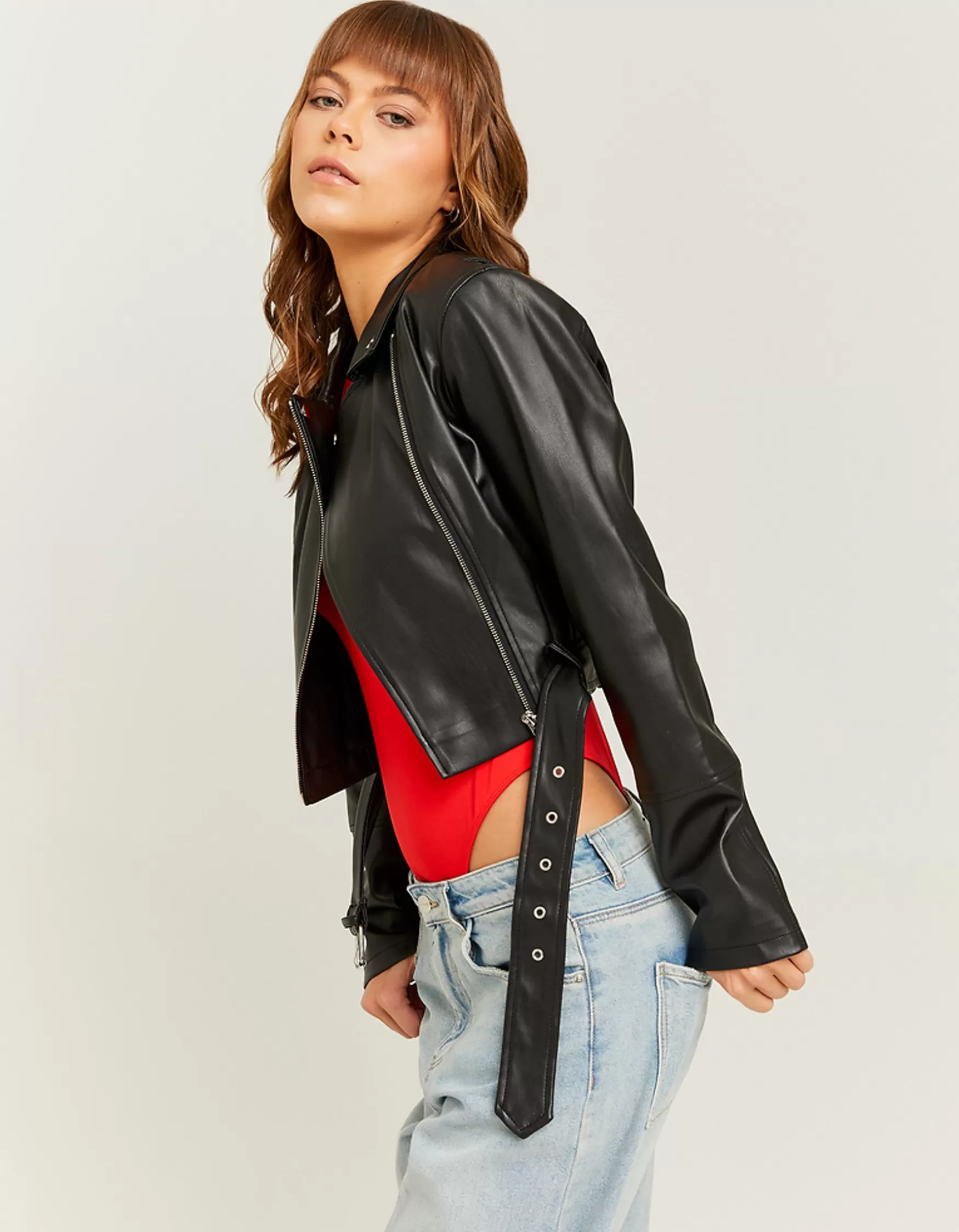 Store Veste biker similicuir e Vestes