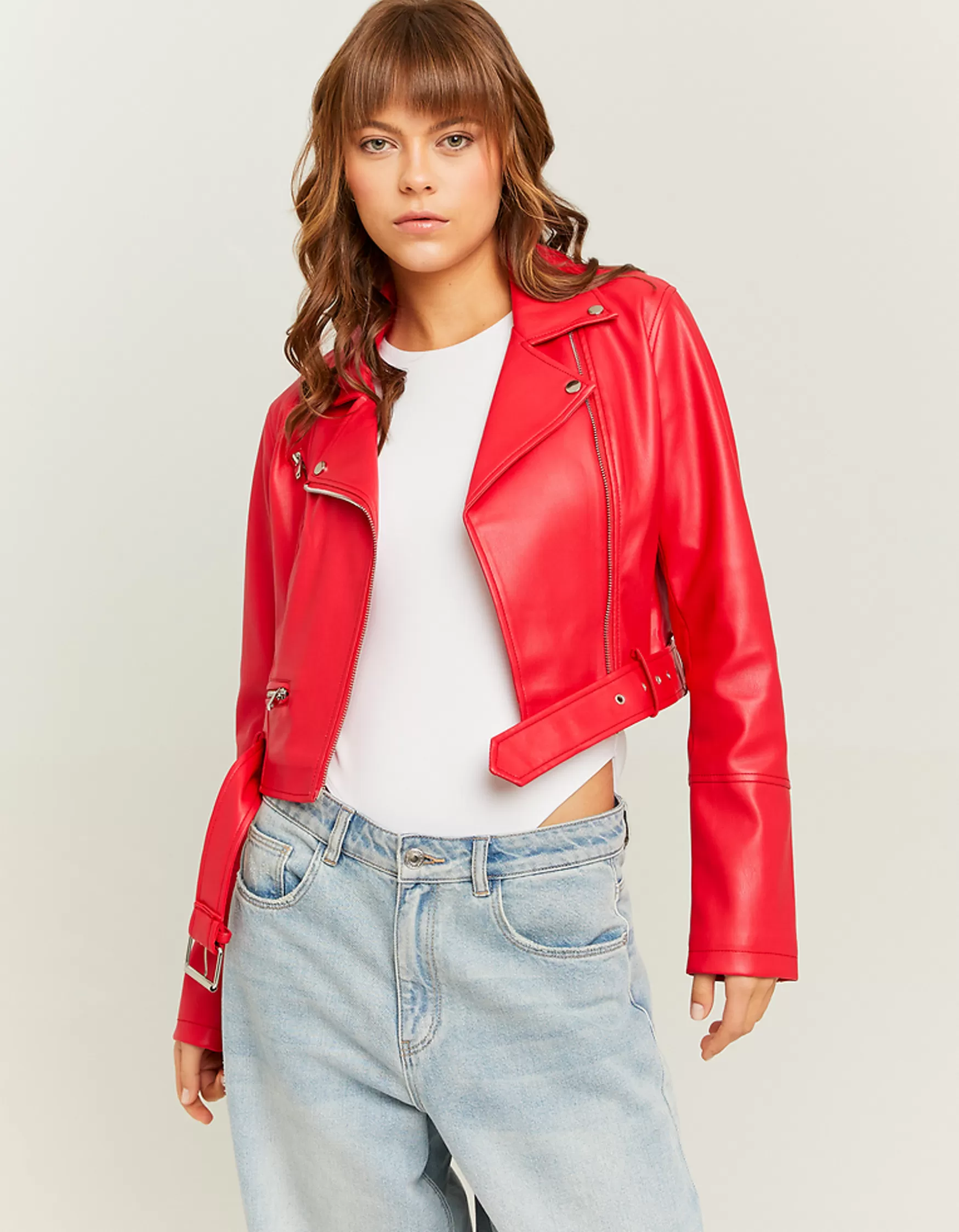 Discount Veste biker similicuir Vestes