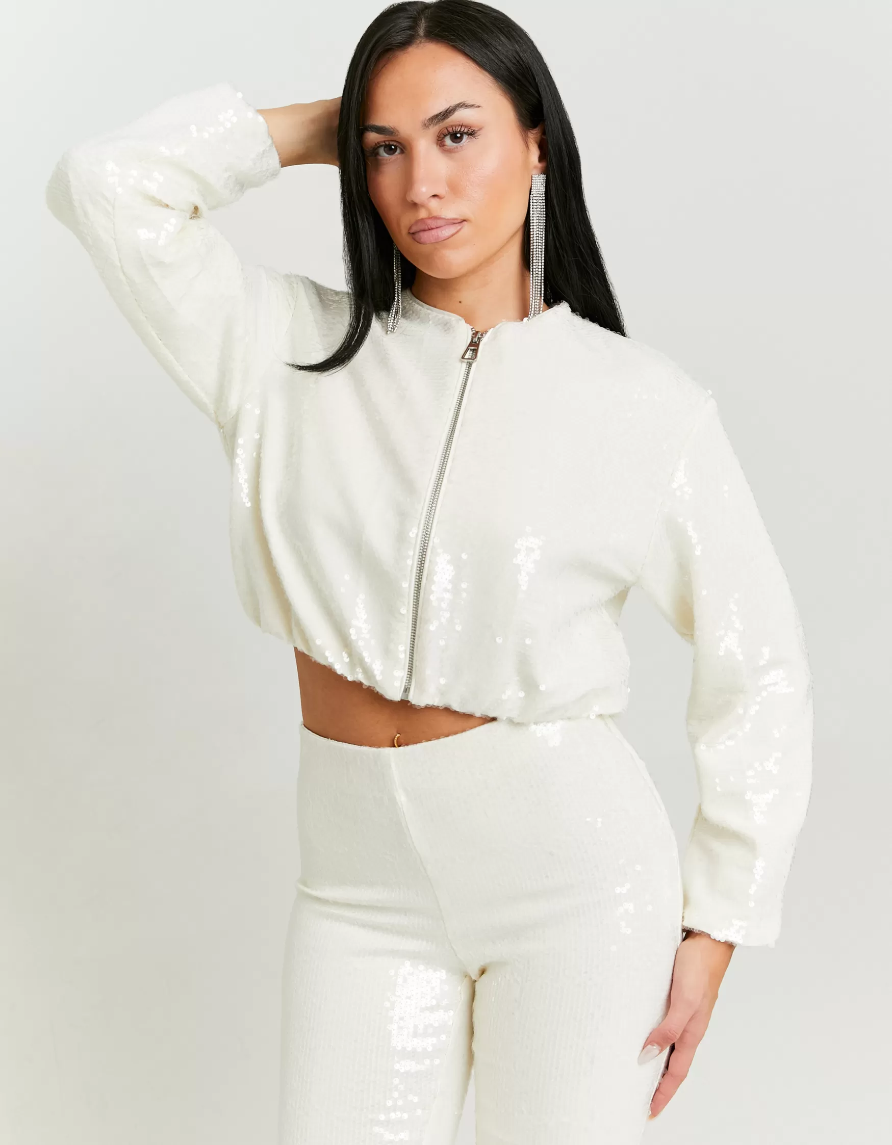 Flash Sale Veste Bomber he à Sequins Vestes | Total Look