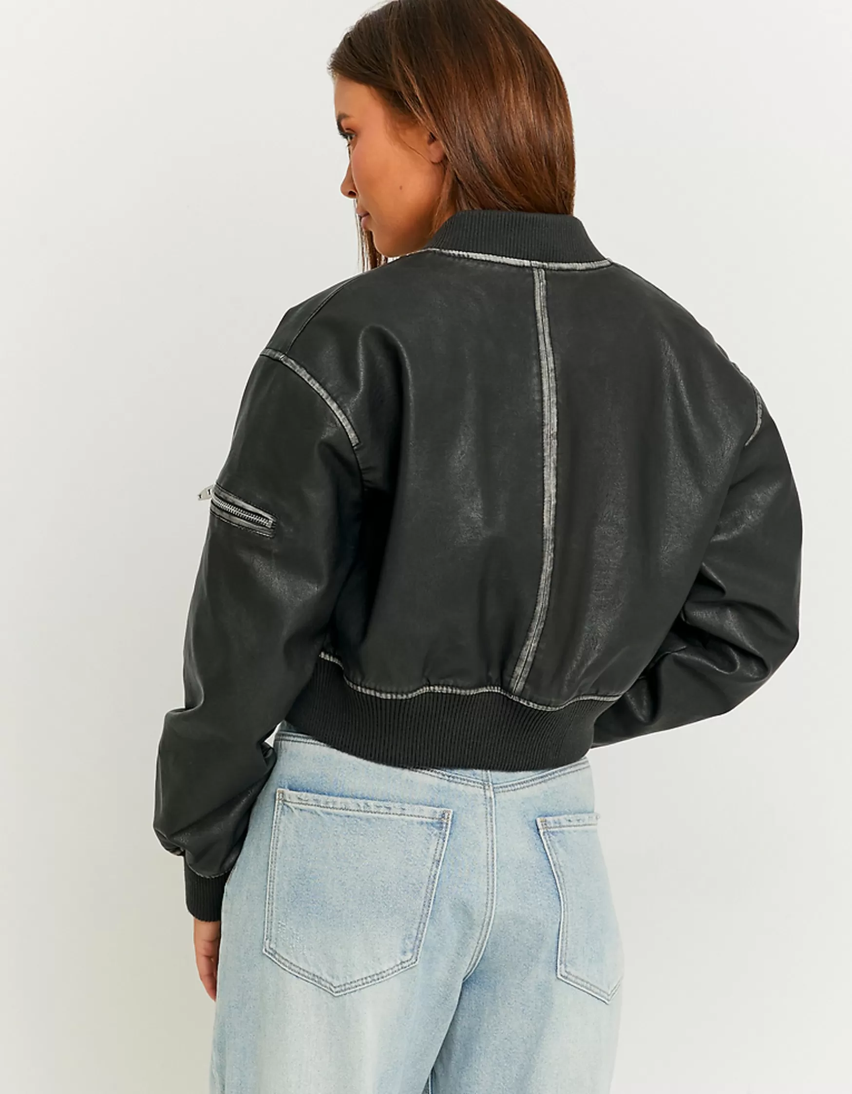 Store Veste bomber e en simili cuir Vestes