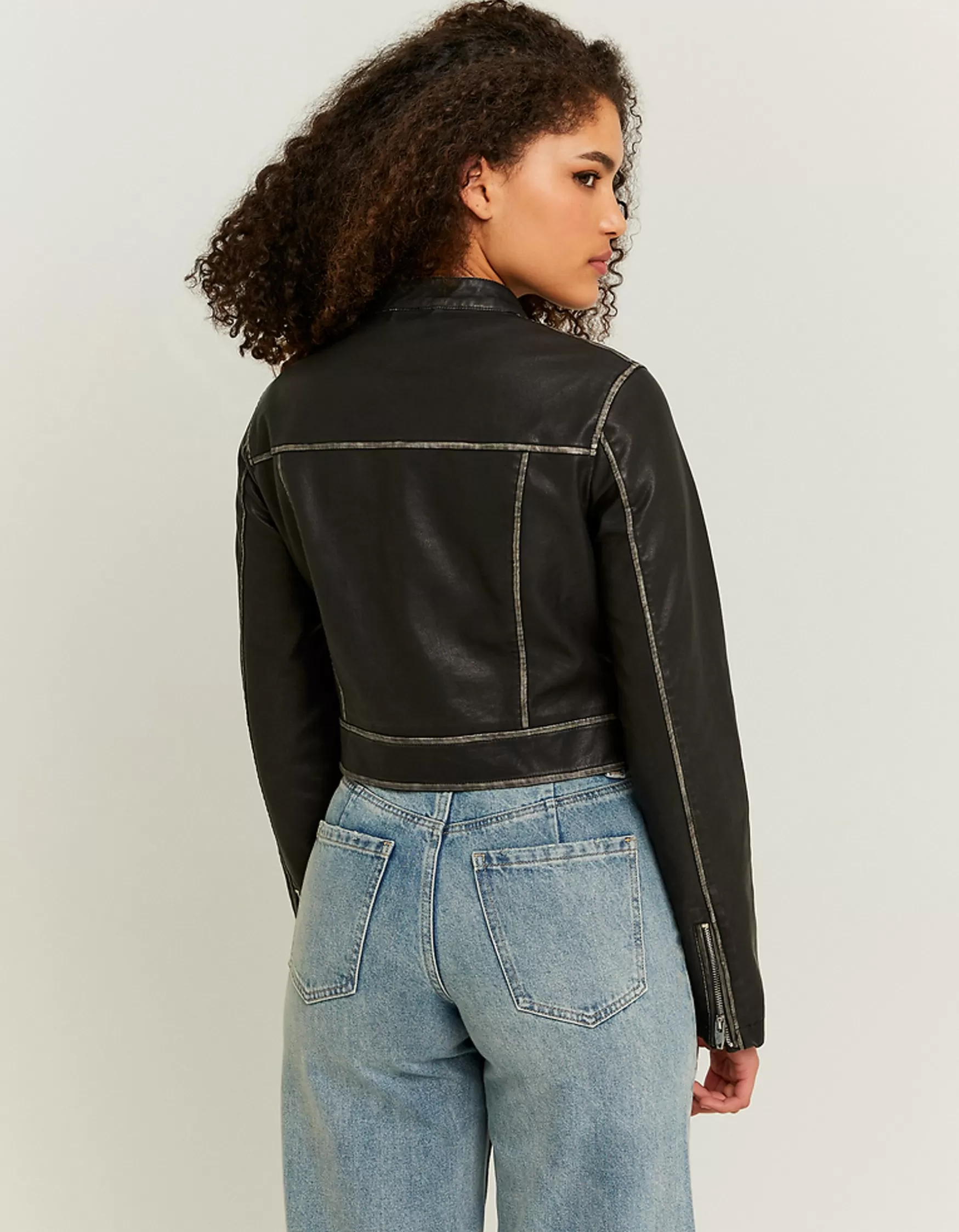 Fashion Veste en faux cuir Vestes