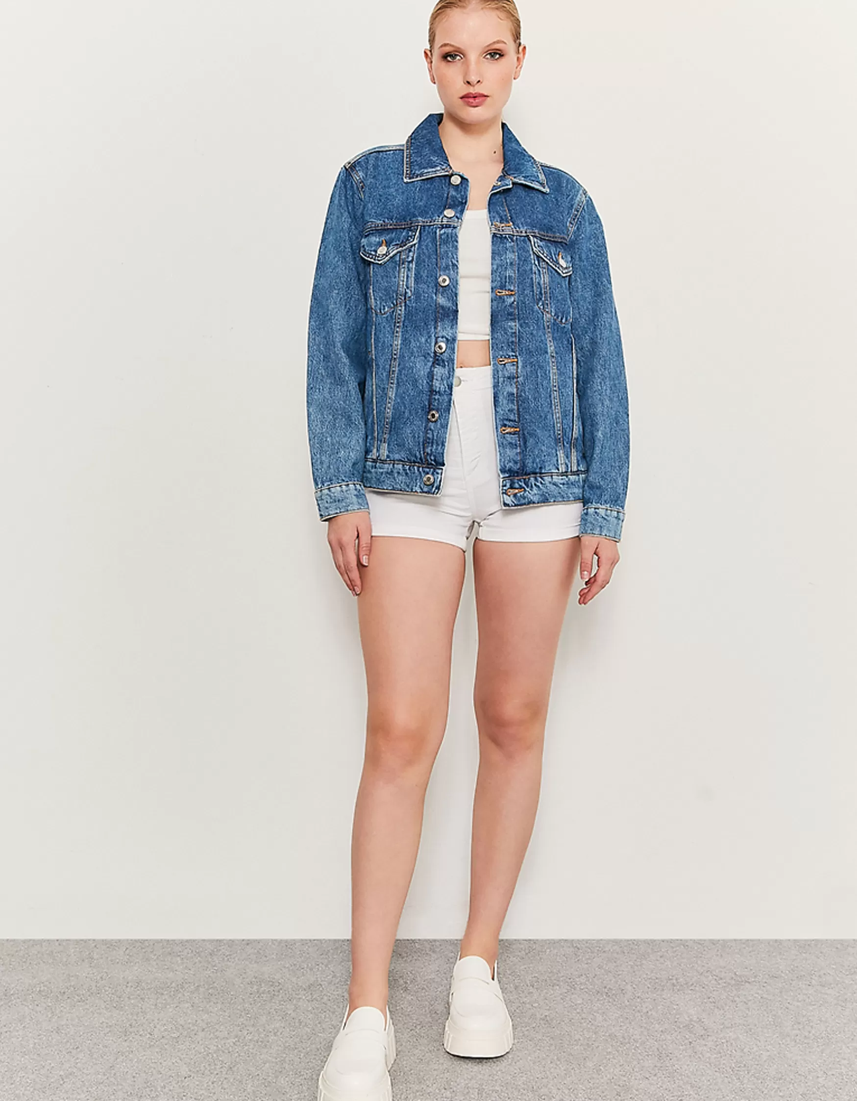 Cheap Veste en Jean e Vestes
