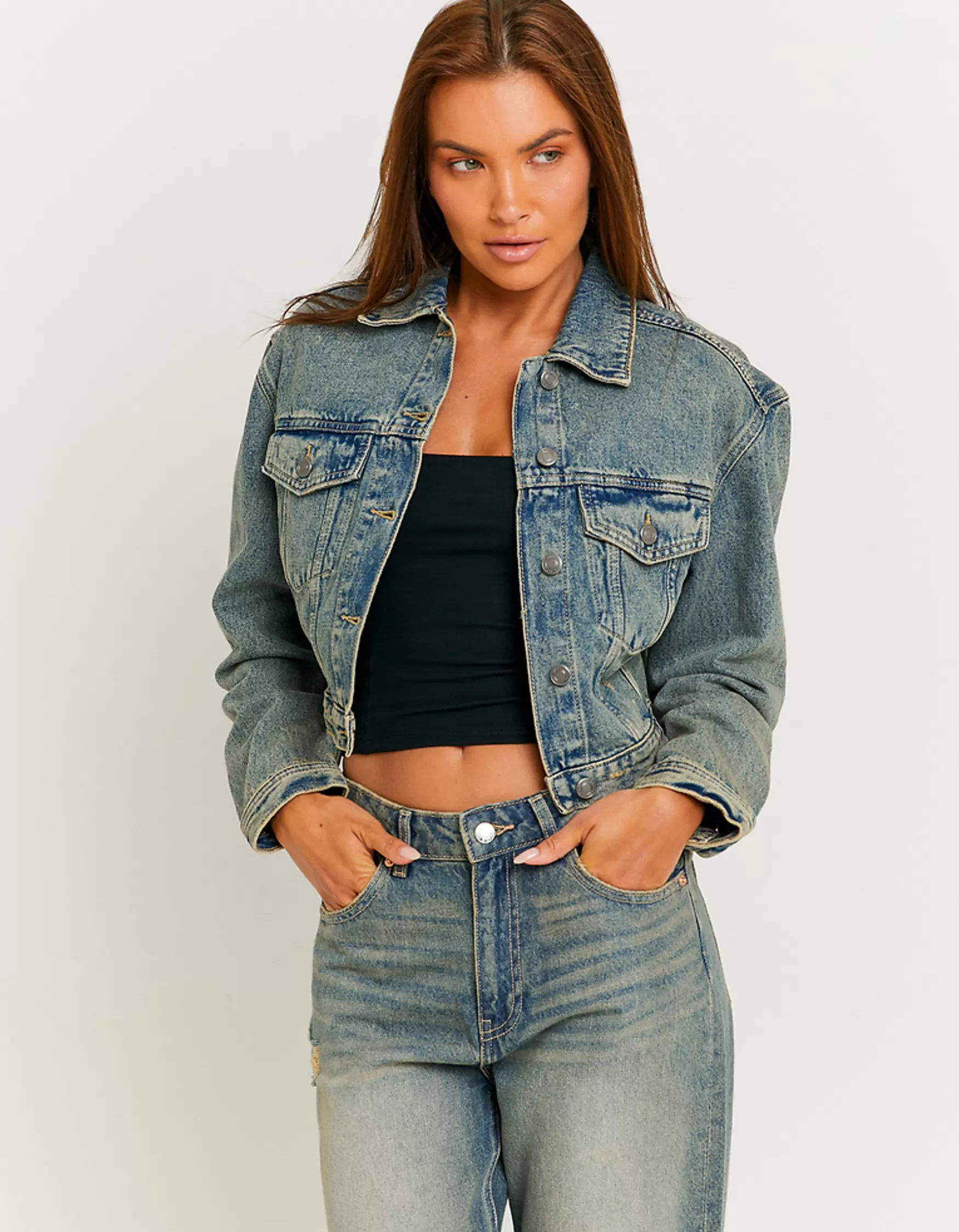 Flash Sale Veste en jean courte e Vestes