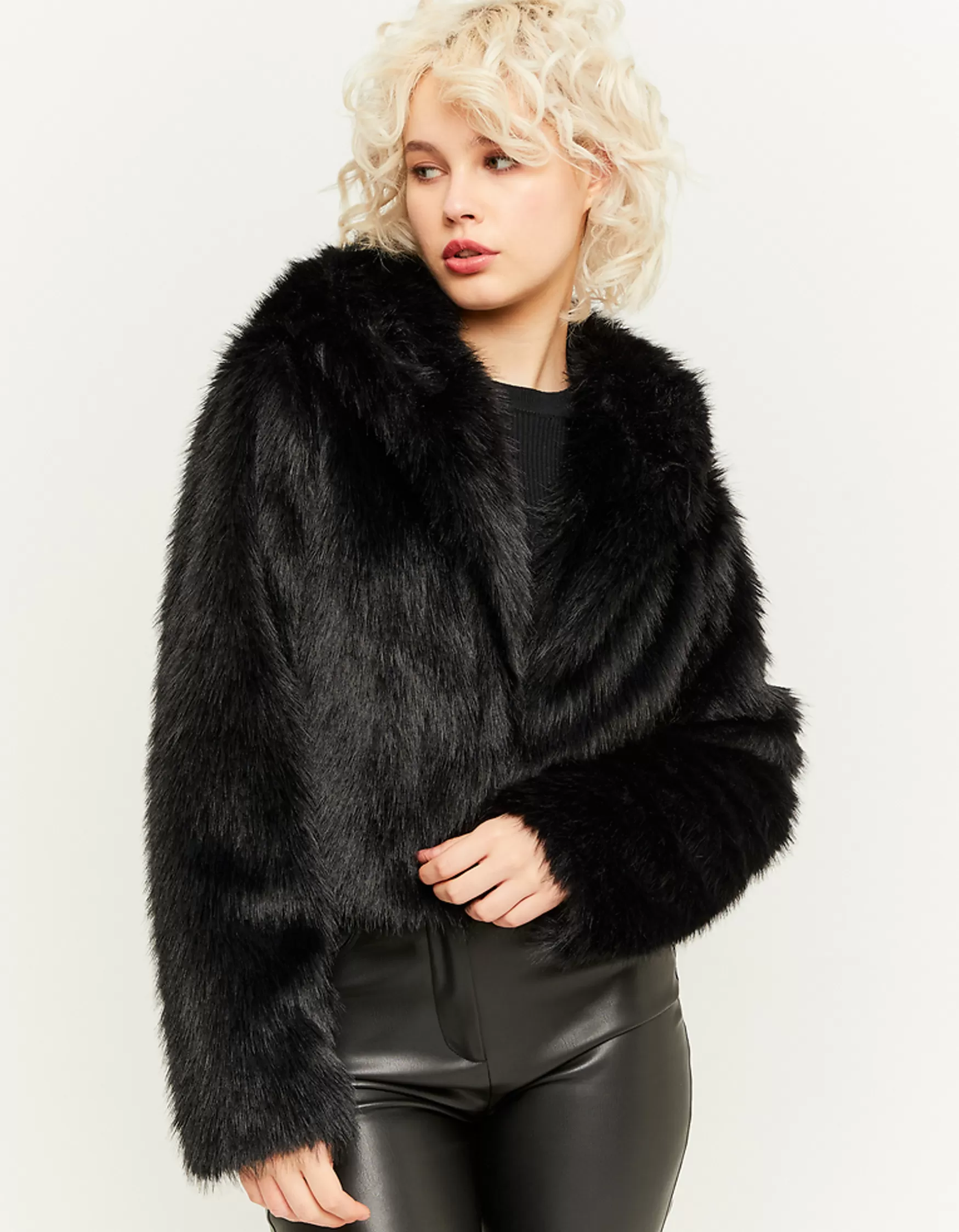 Hot Veste e en Fausse Fourrure Vestes