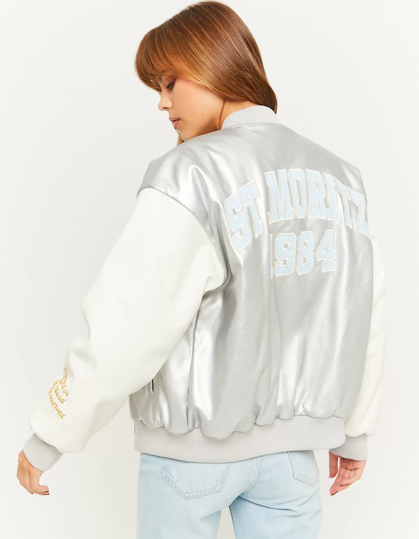 Online Veste Universitaire en similicuir Vestes